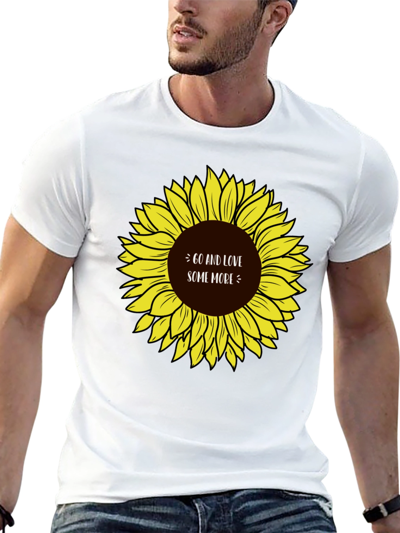 Go and Love Some More Sunflower Graphic Tee