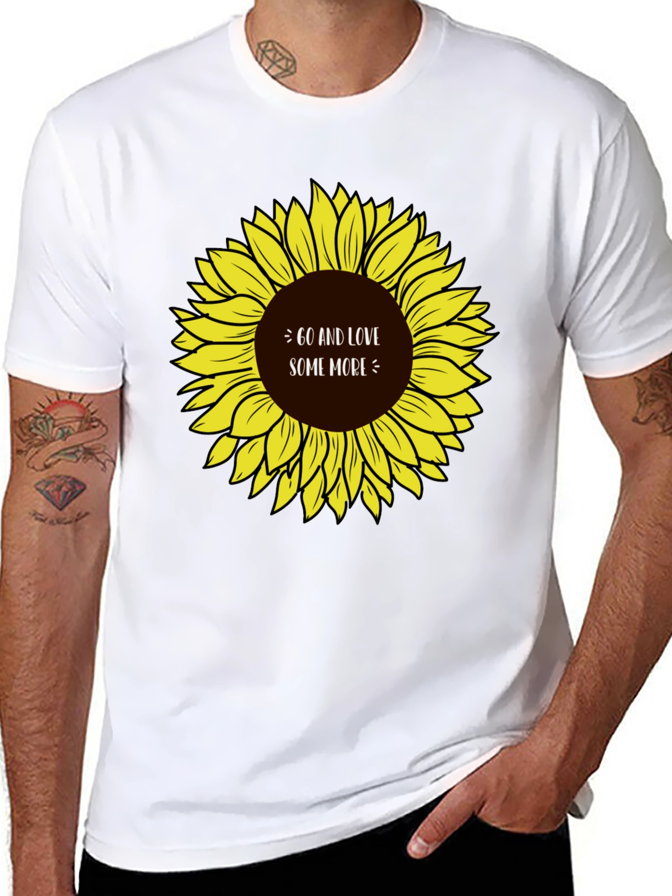 Go and Love Some More Sunflower Graphic Tee
