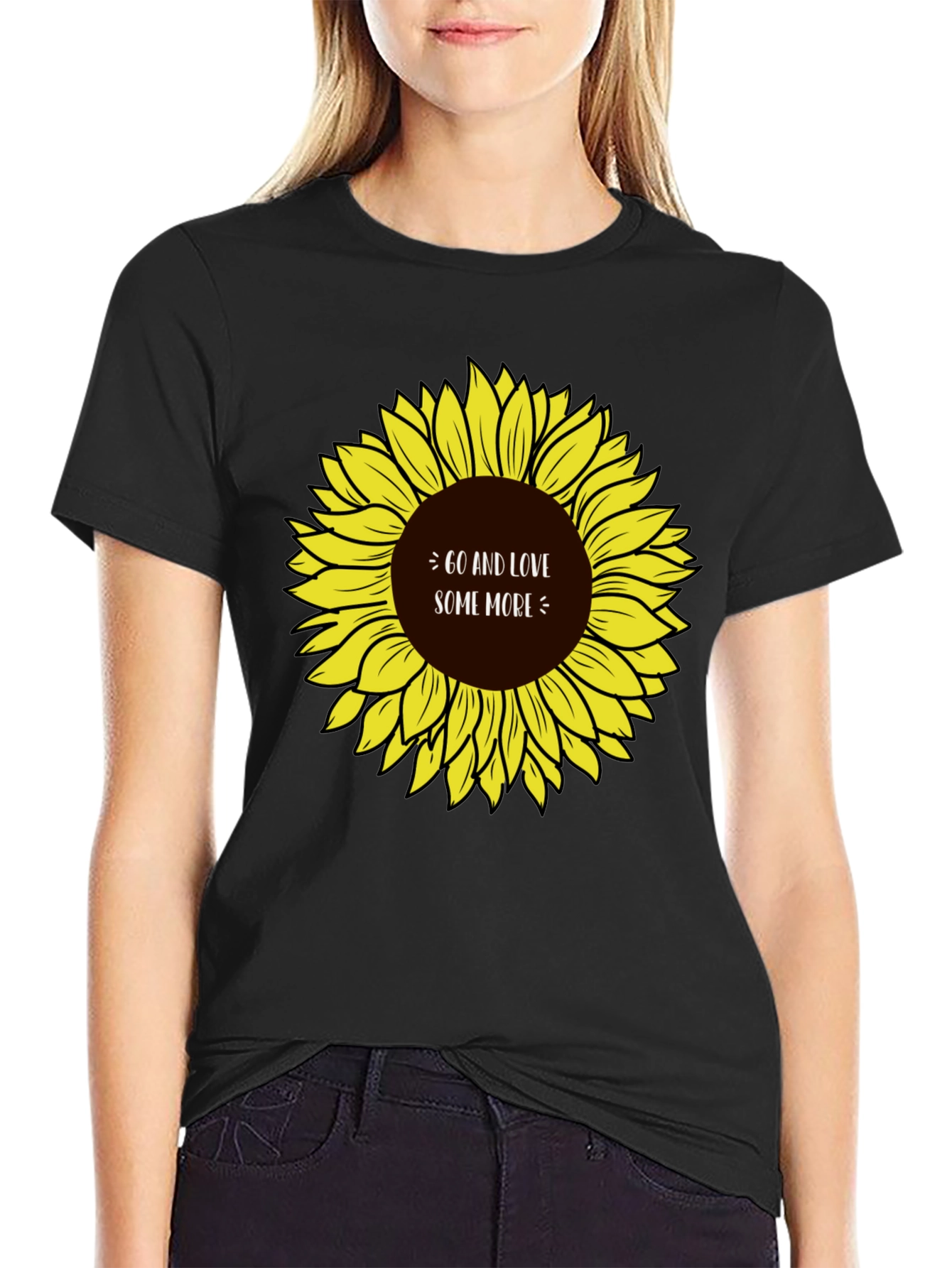 Go and Love Some More Sunflower Graphic Tee