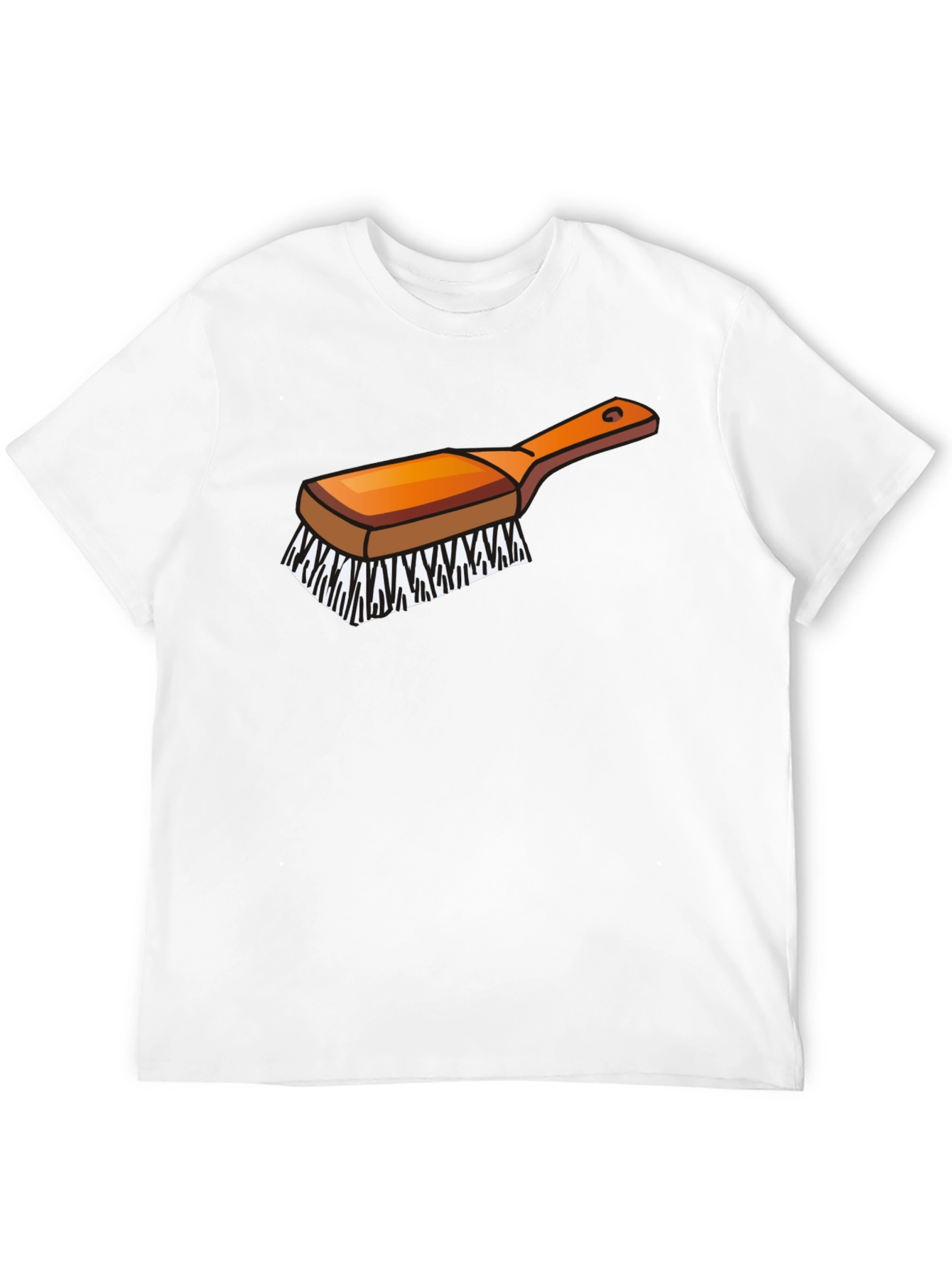Novelty Brush Graphic T-Shirt