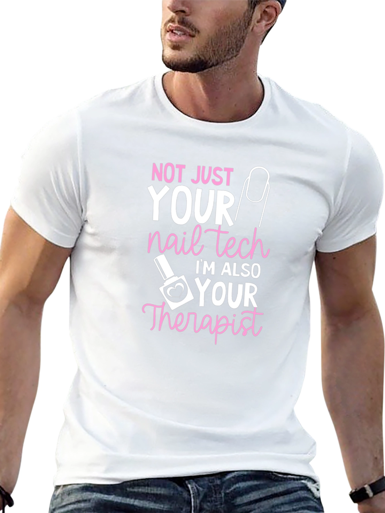 Nail Tech Therapist Graphic T-Shirt