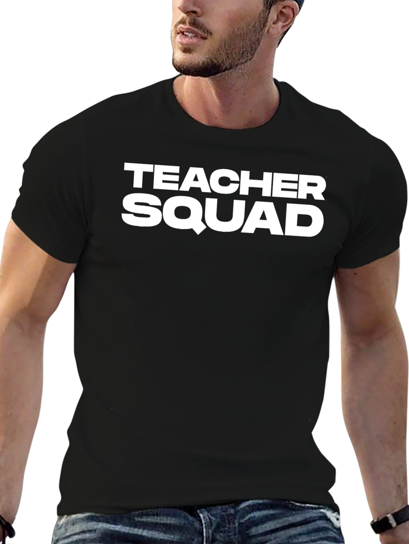 Teacher Squad Crewneck T-Shirt