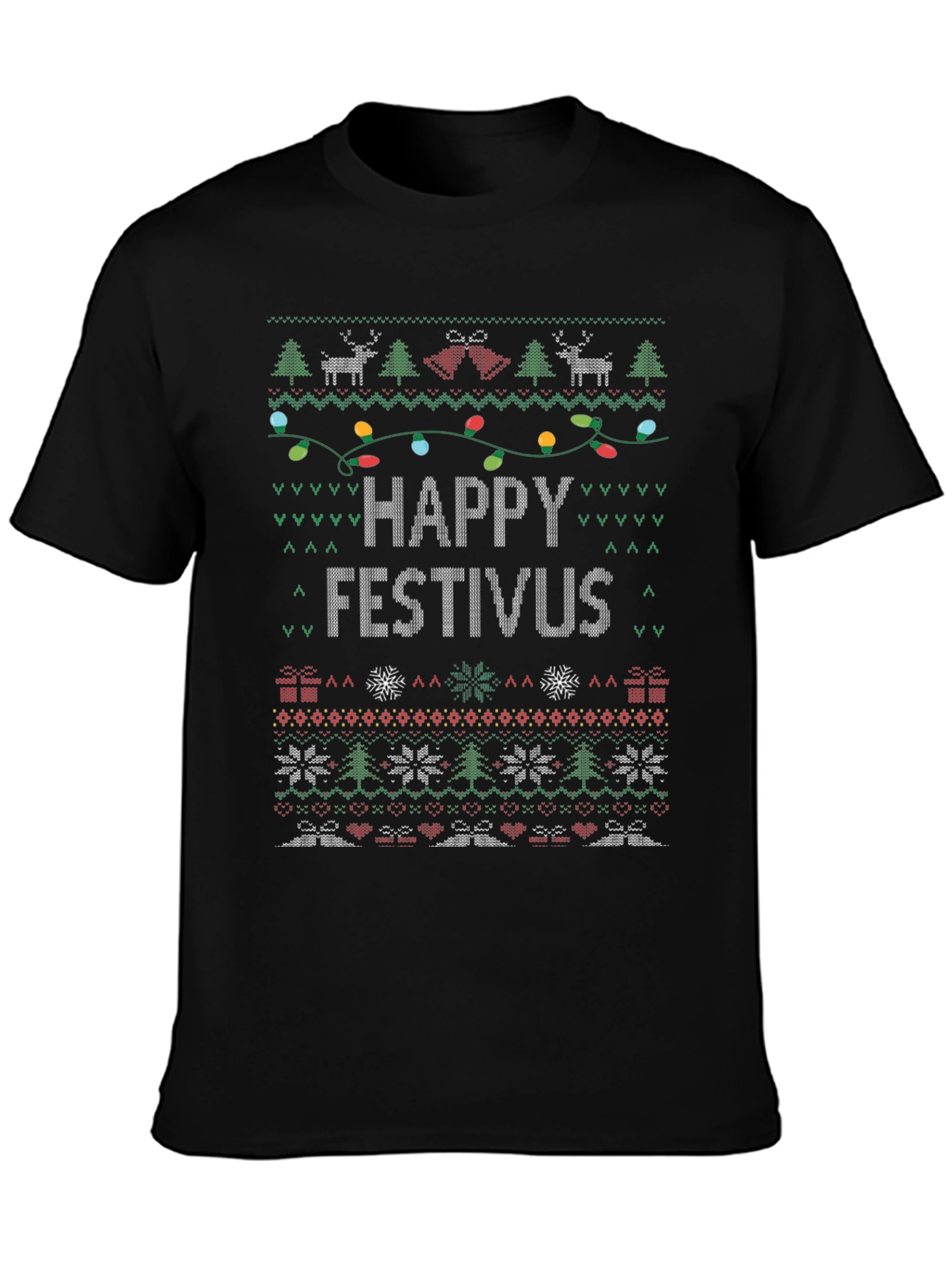 Happy Festivus Ugly Christmas Sweater T-Shirt