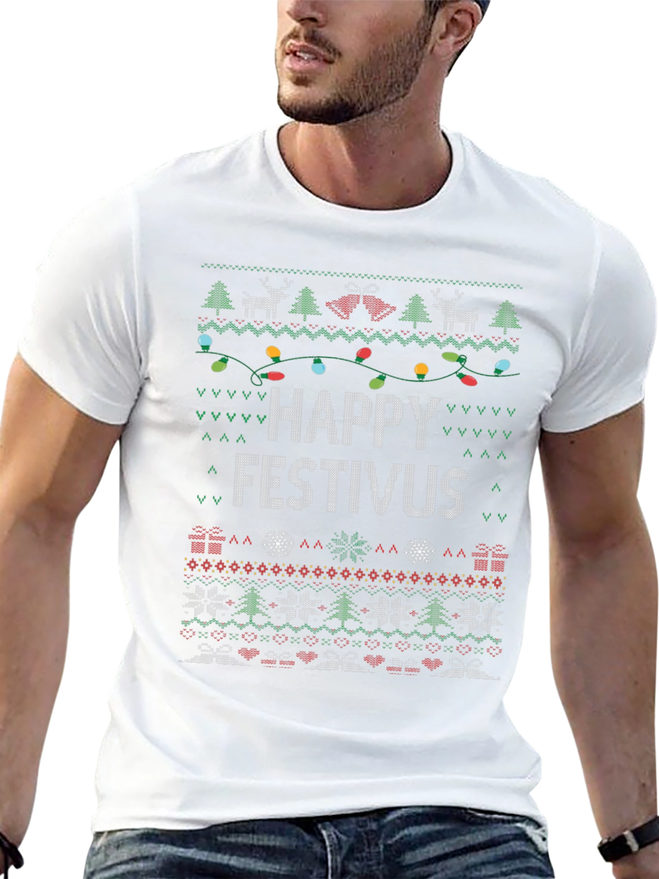 Happy Festivus Ugly Christmas Sweater T-Shirt
