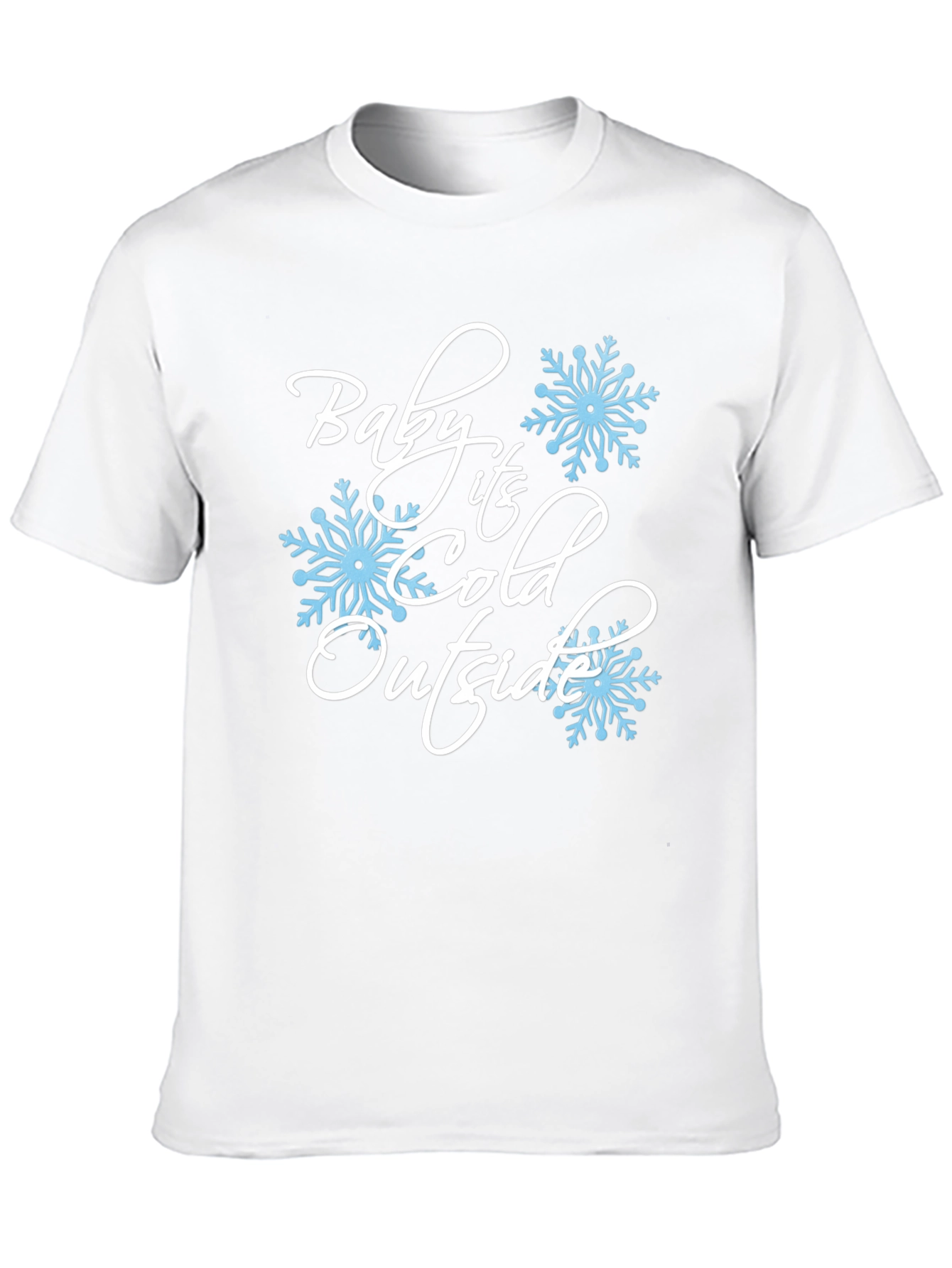 Baby Its Cold Outside Black Graphic Tee