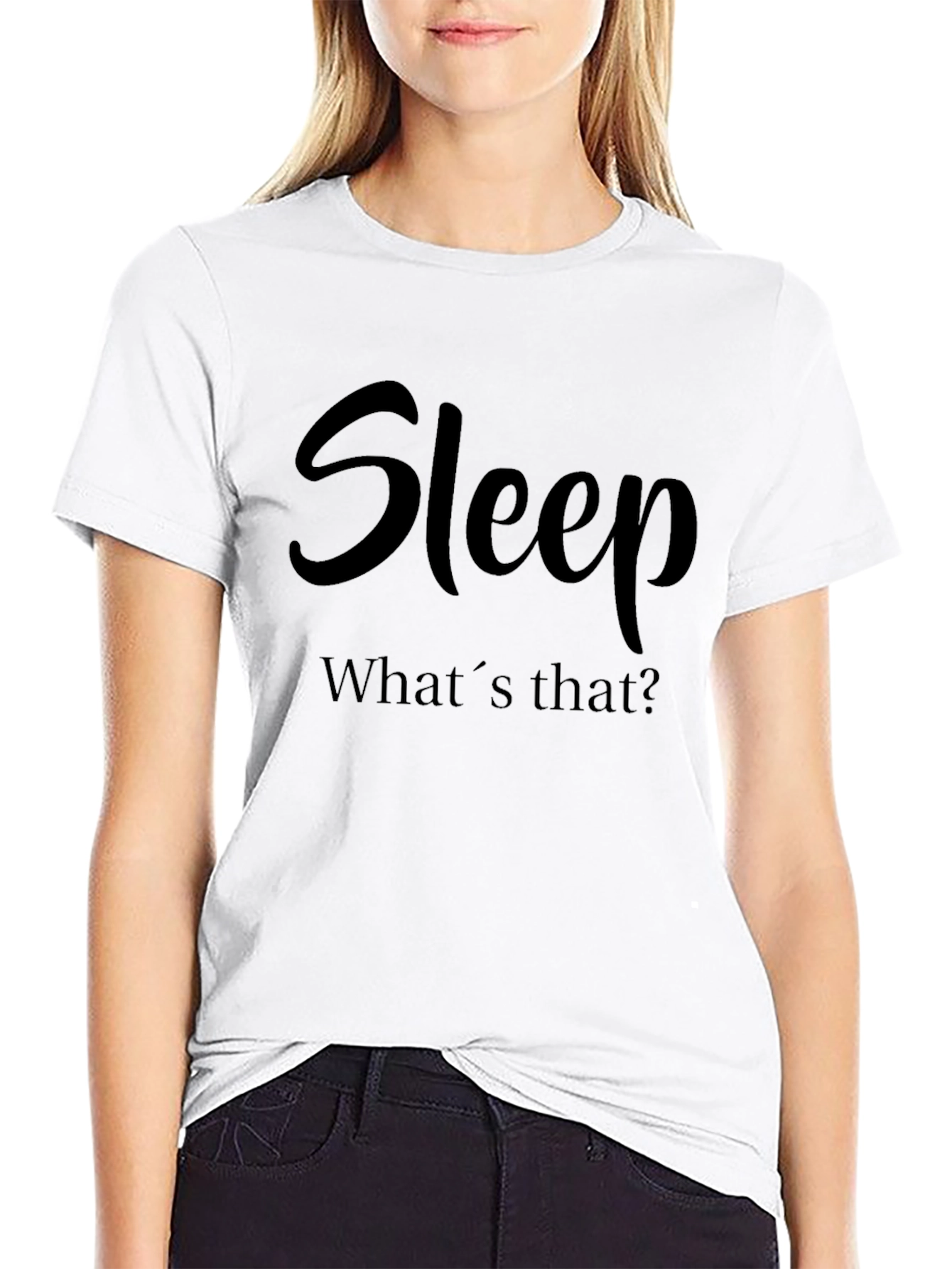 Funny Sleep Deprived T-Shirt - Whats That?