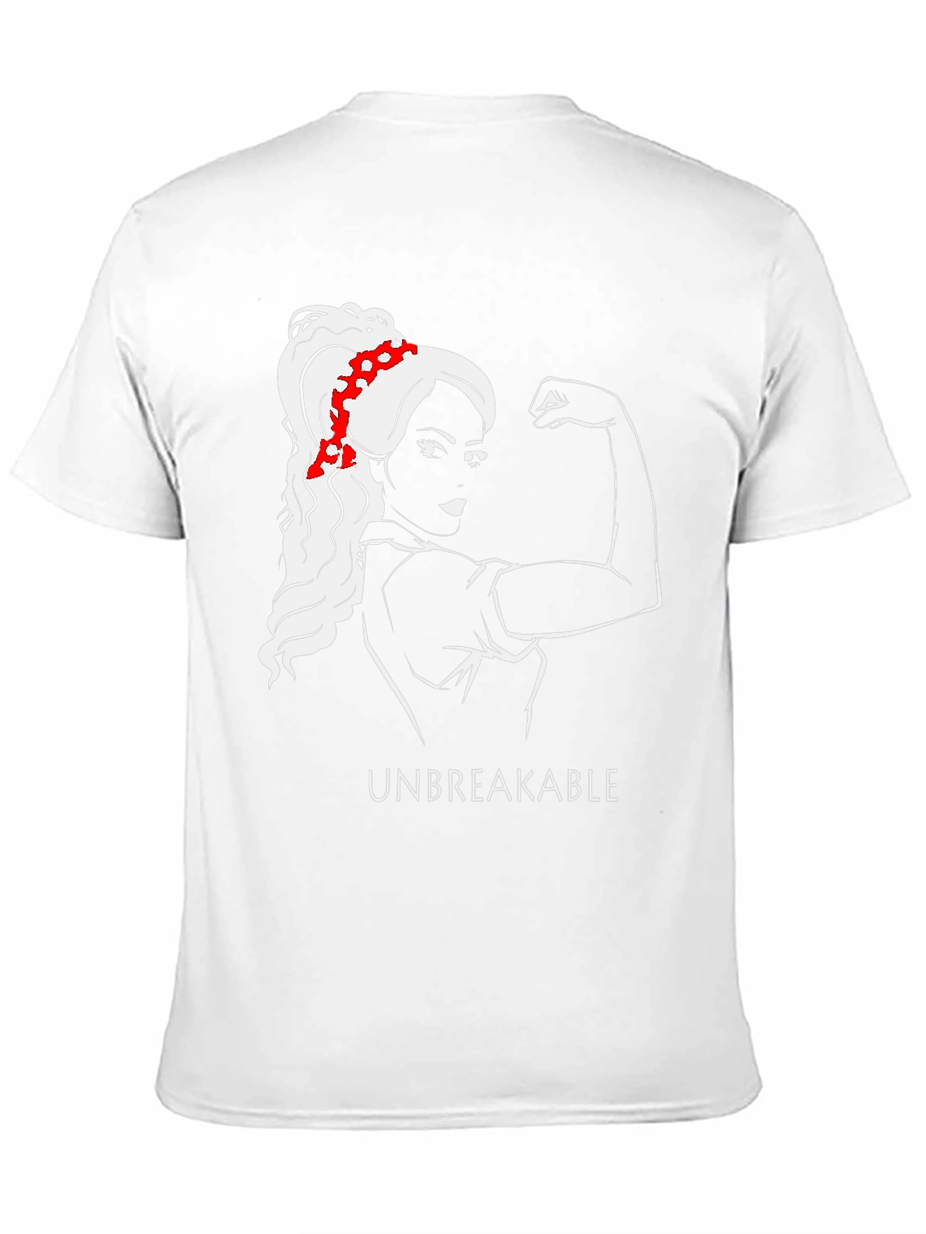 Unbreakable Graphic Tee - Empowering Woman T-Shirt