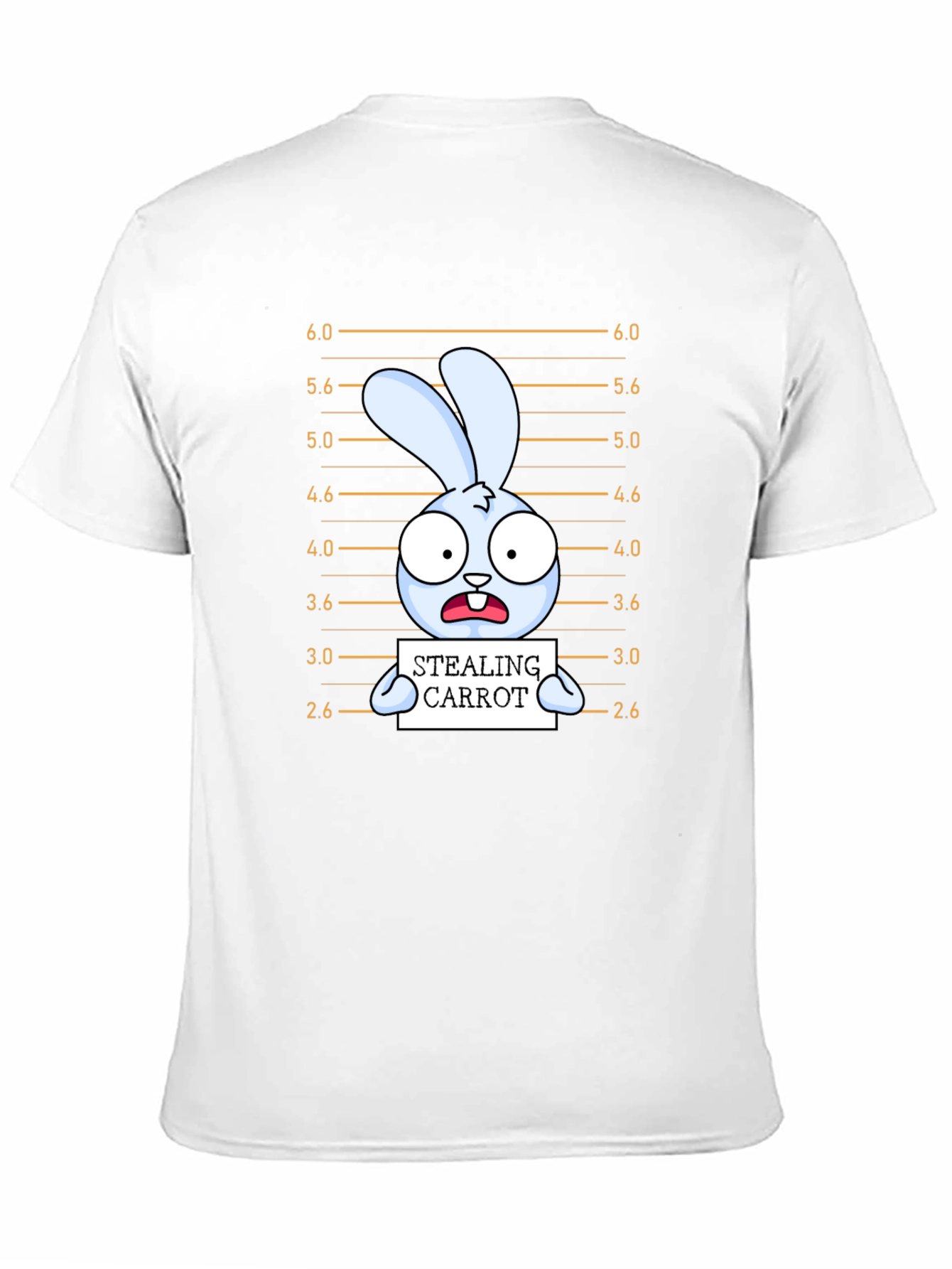 Stealing Carrot Rabbit Graphic T-Shirt