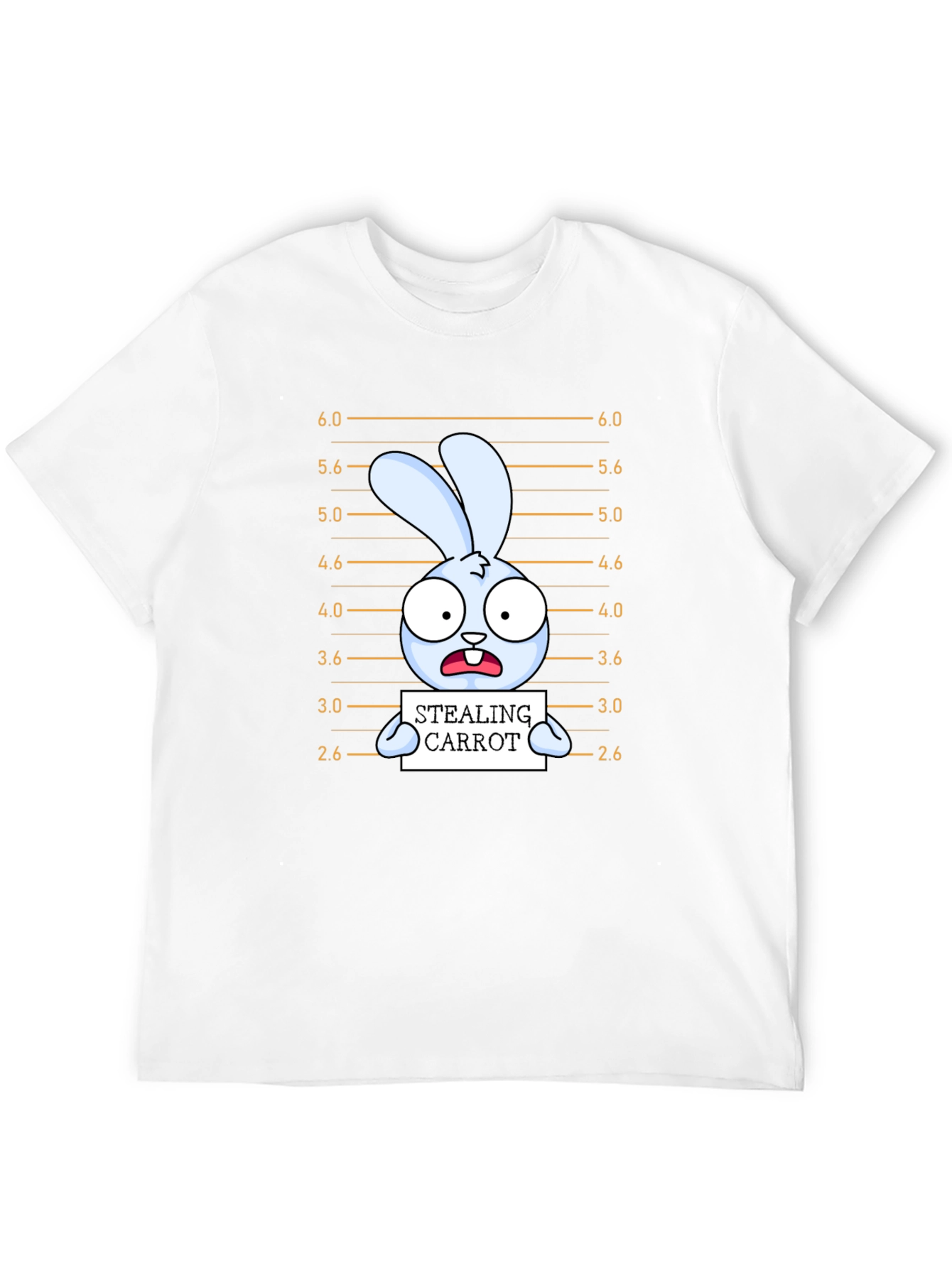 Stealing Carrot Rabbit Graphic T-Shirt