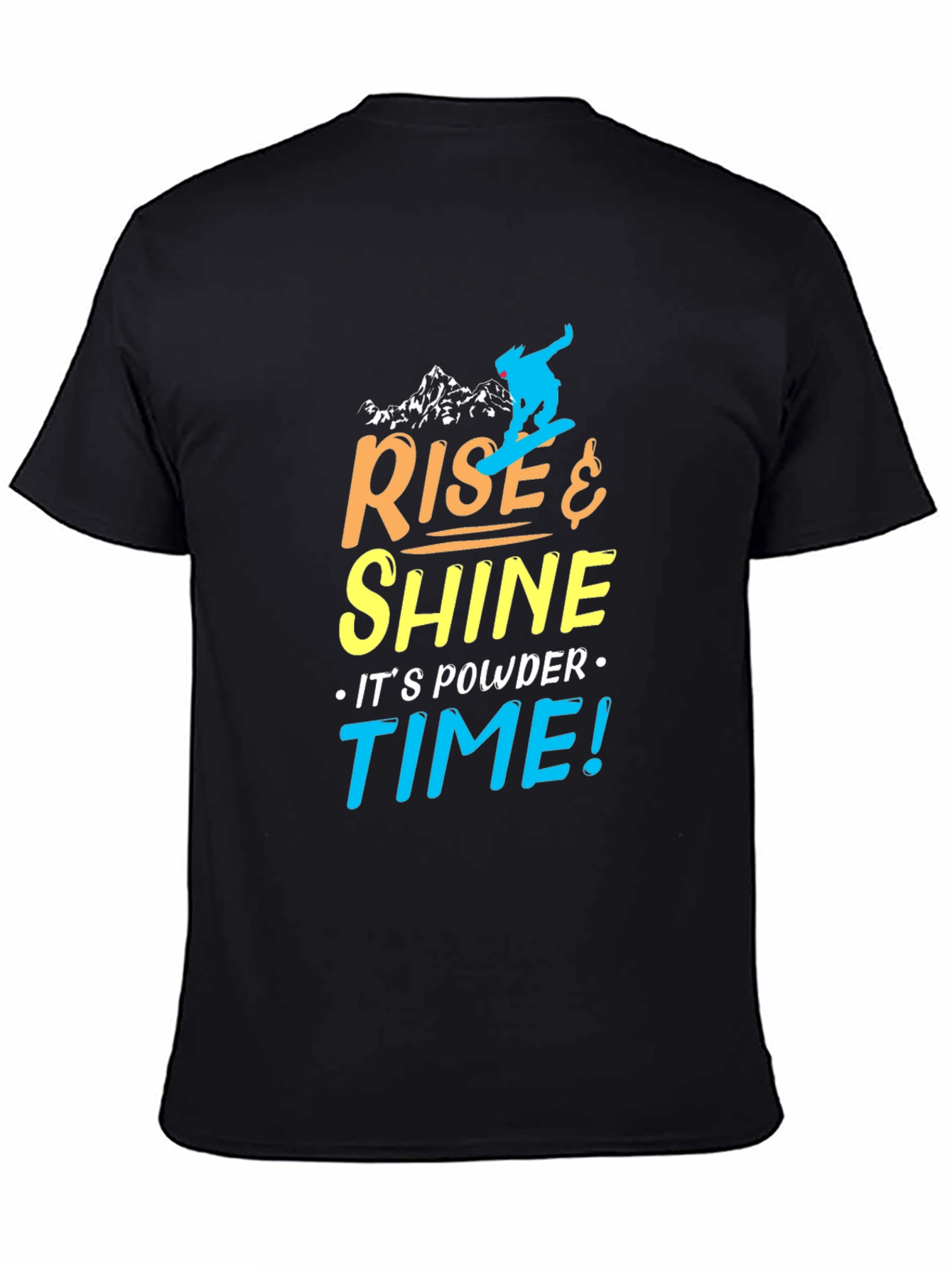 Rise & Shine Powder Time Graphic T-Shirt