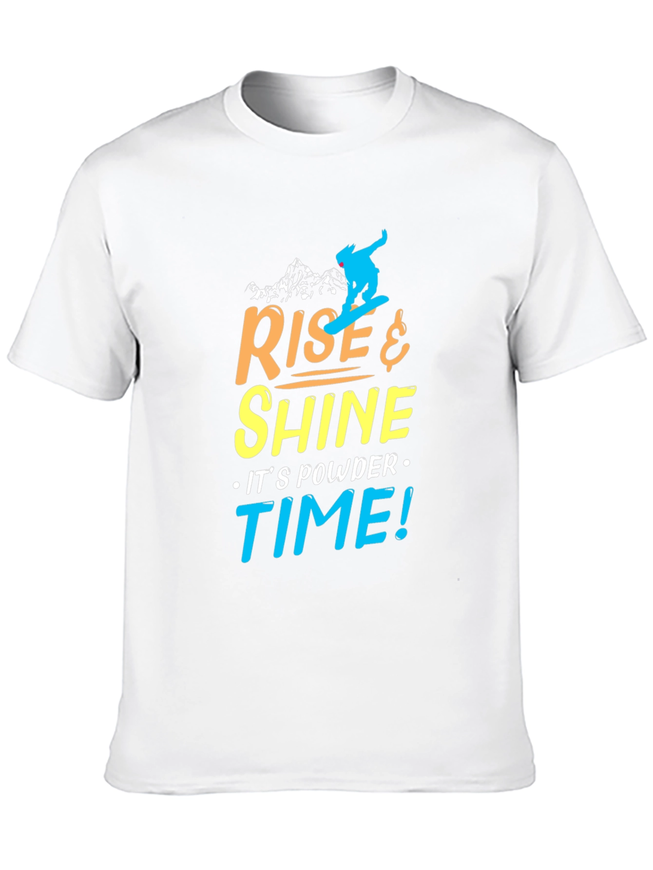 Rise & Shine Powder Time Graphic T-Shirt