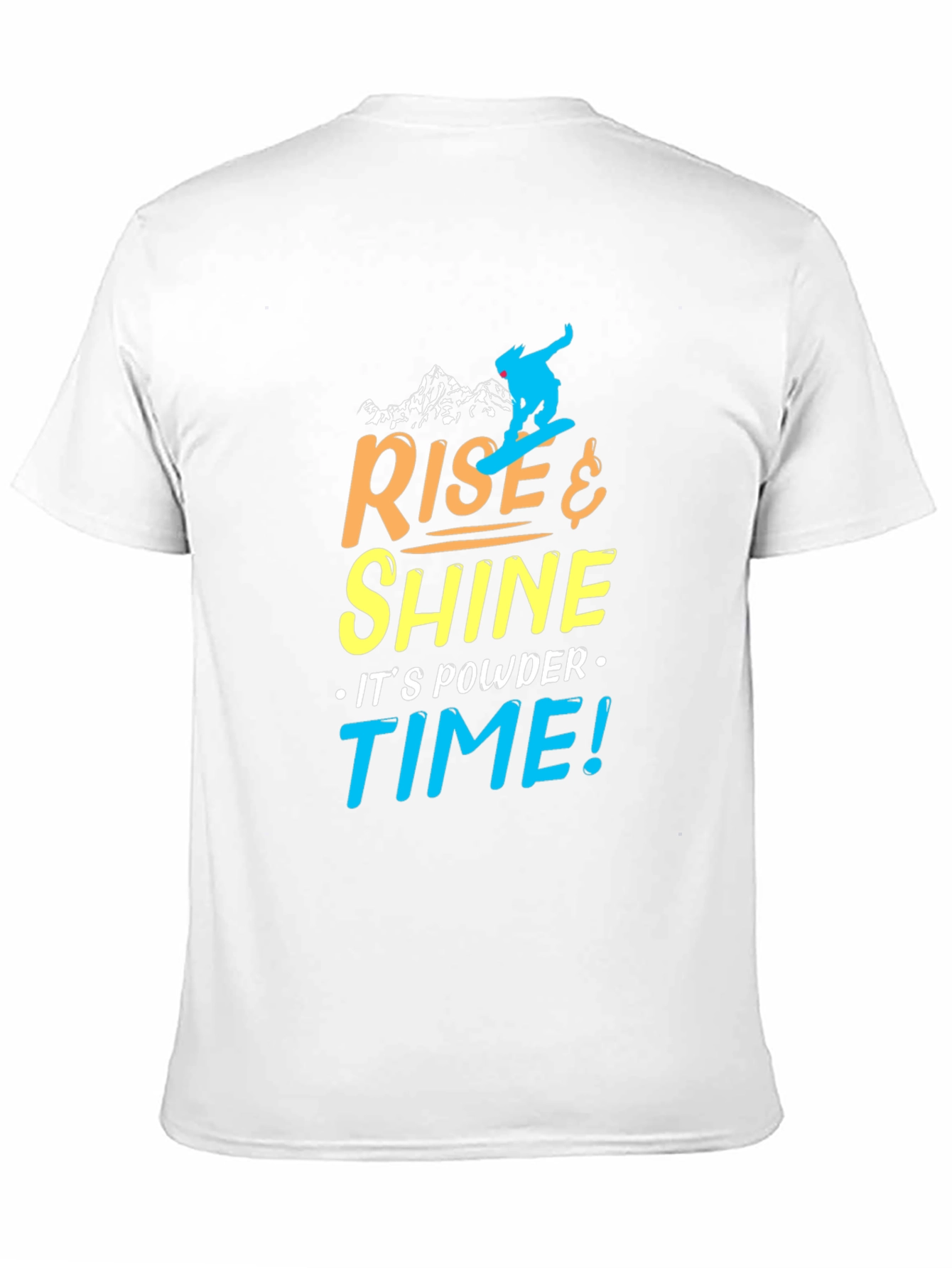 Rise & Shine Powder Time Graphic T-Shirt