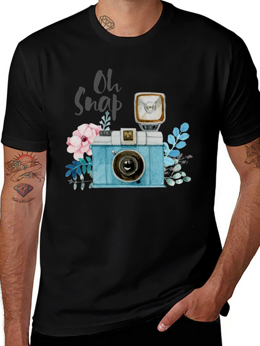Vintage Camera T-Shirt - Oh Snap!