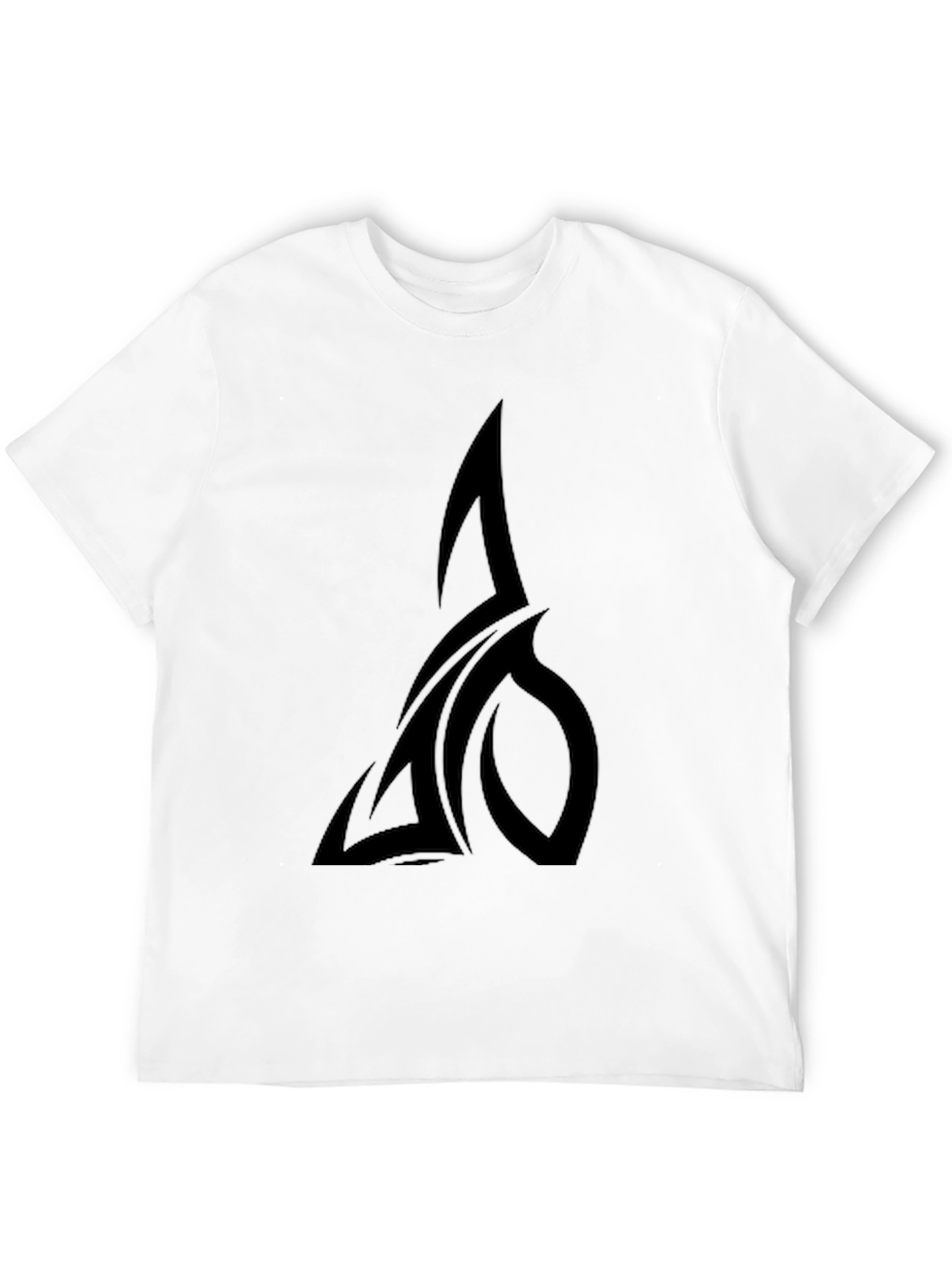 Black T-Shirt with Tribal Design