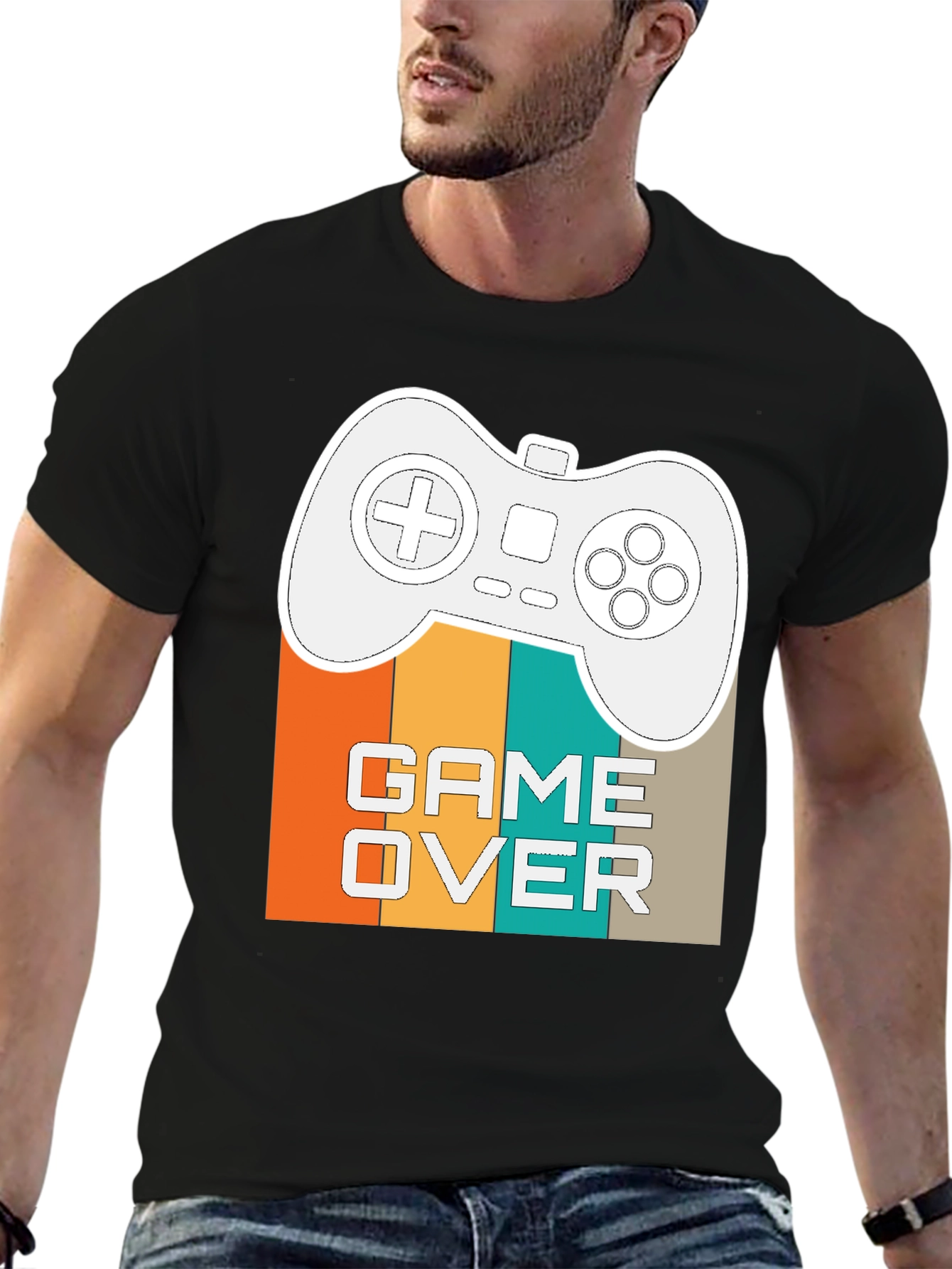 Retro Gamer T-Shirt - Game Over Design