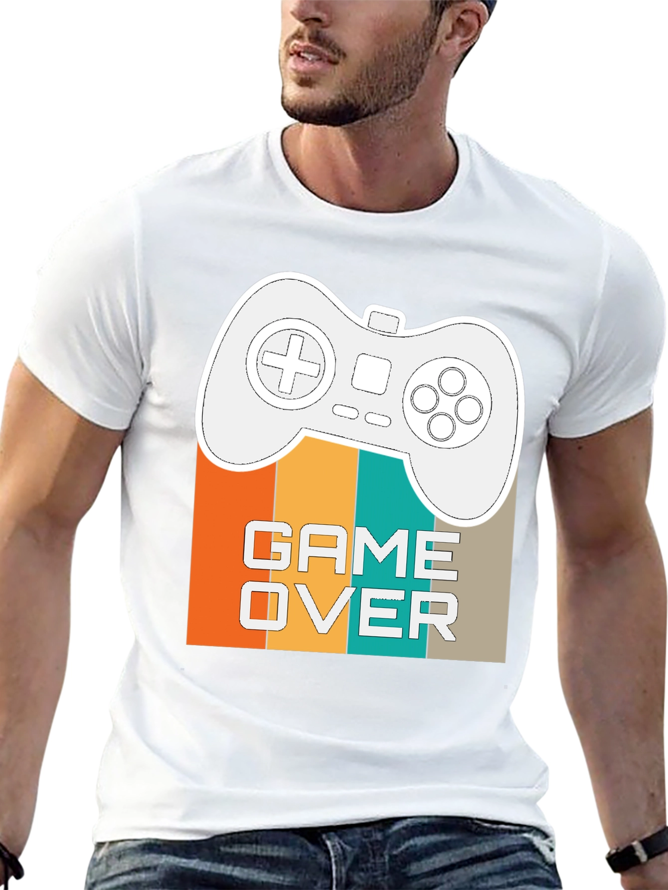 Retro Gamer T-Shirt - Game Over Design