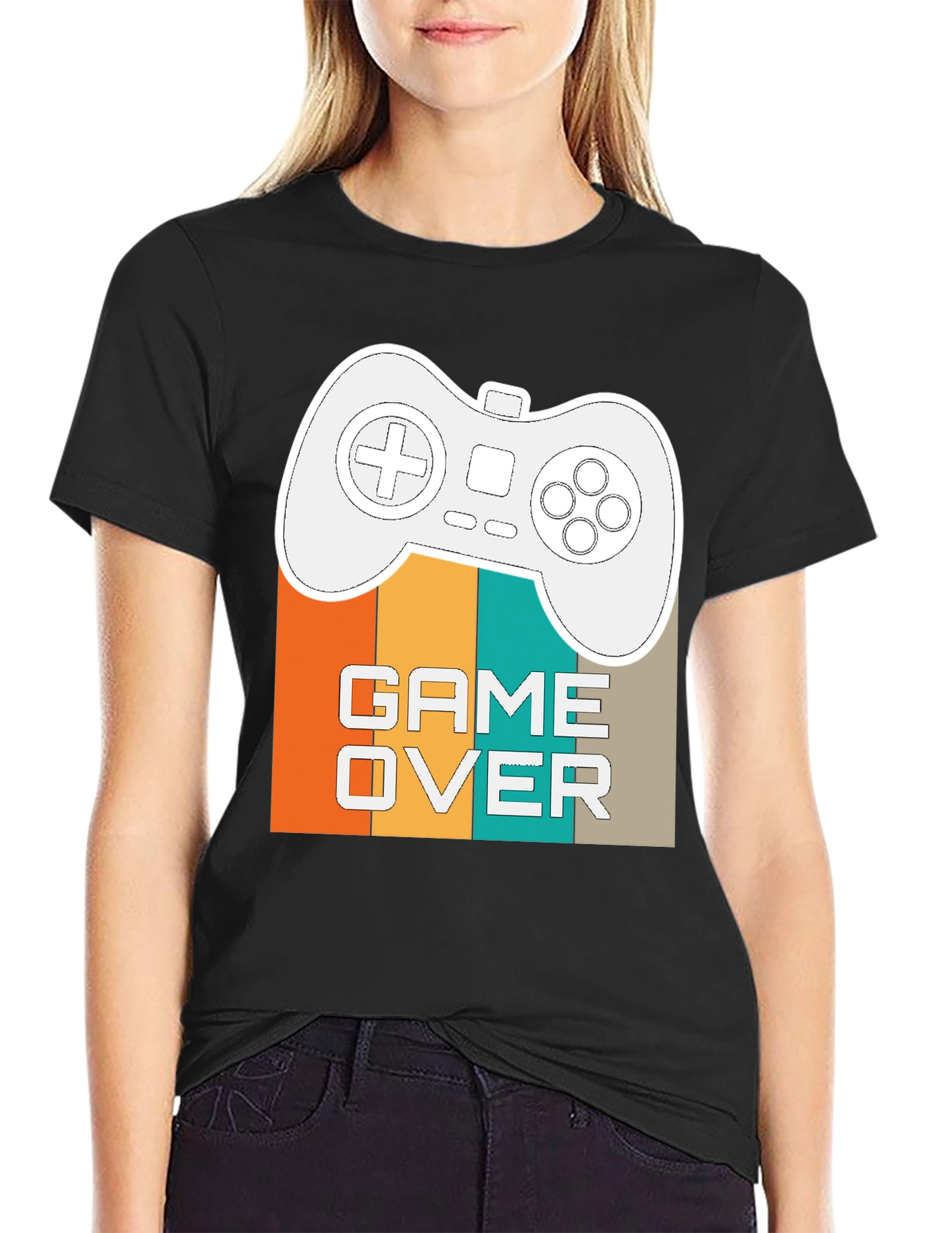 Retro Gamer T-Shirt - Game Over Design