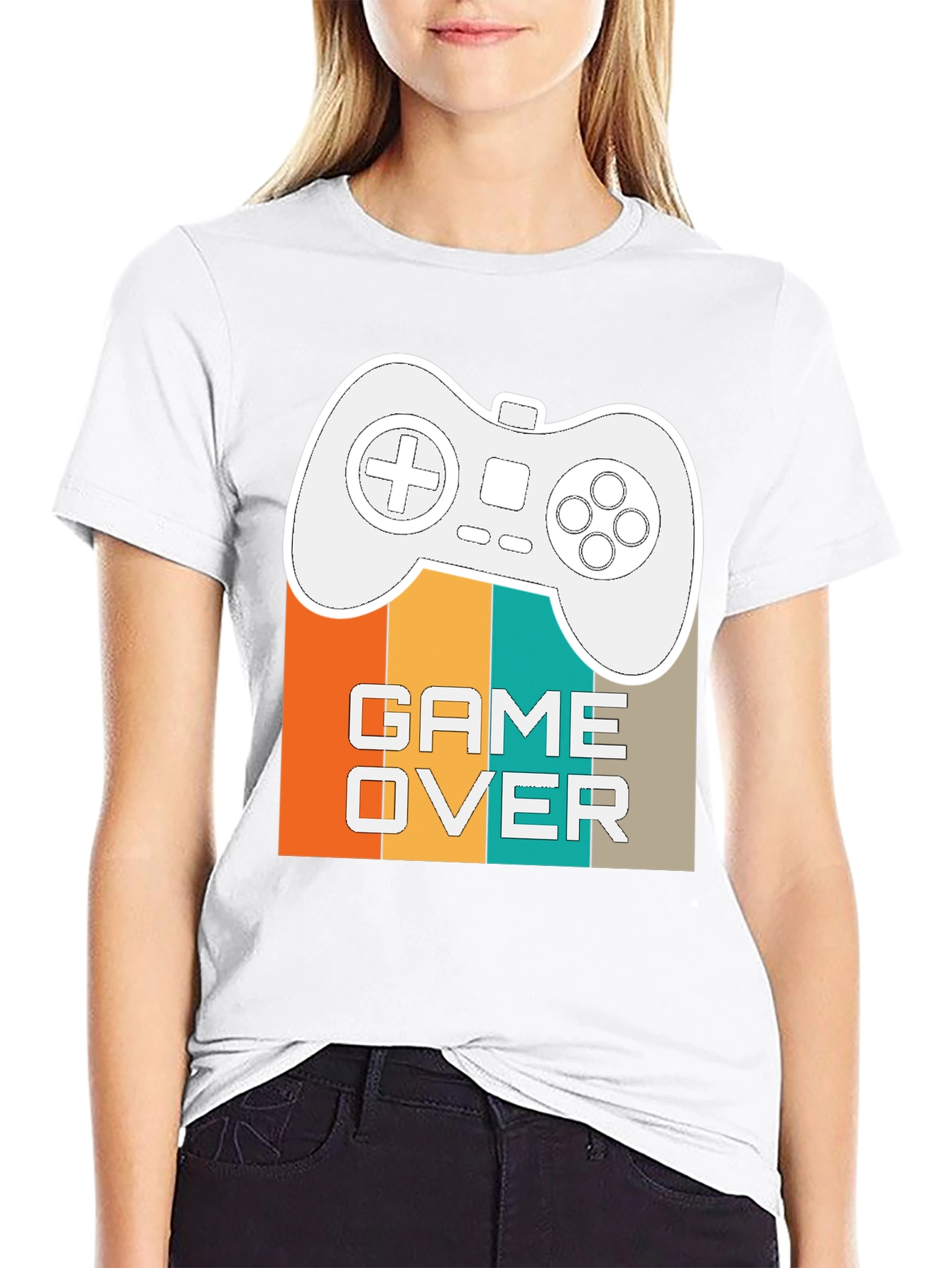 Retro Gamer T-Shirt - Game Over Design