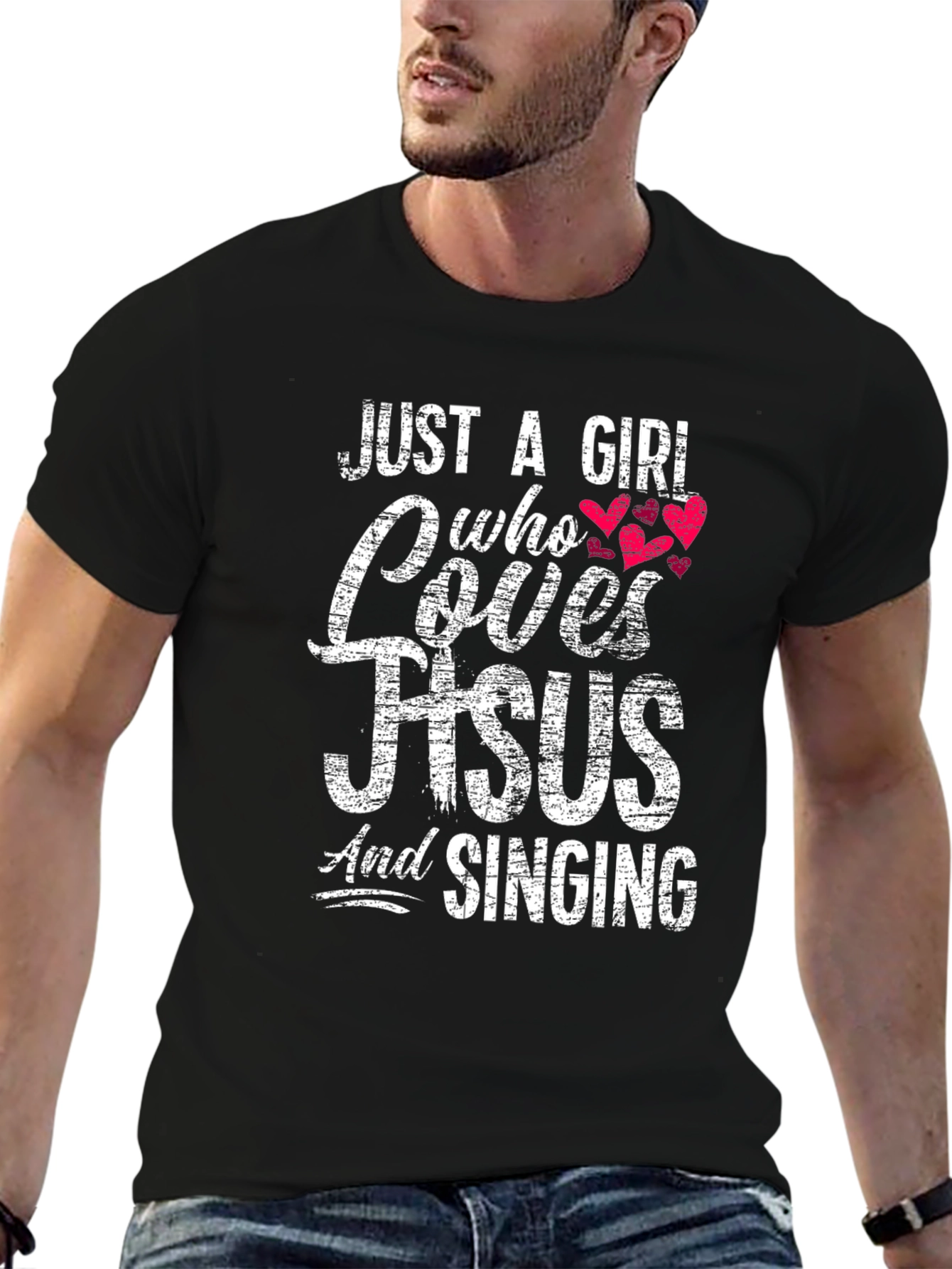 Just A Girl Who Loves Jesus T-Shirt