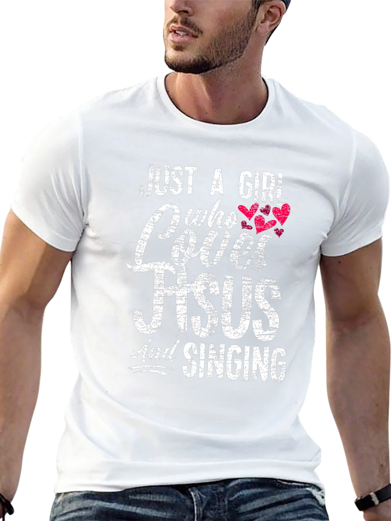 Just A Girl Who Loves Jesus T-Shirt