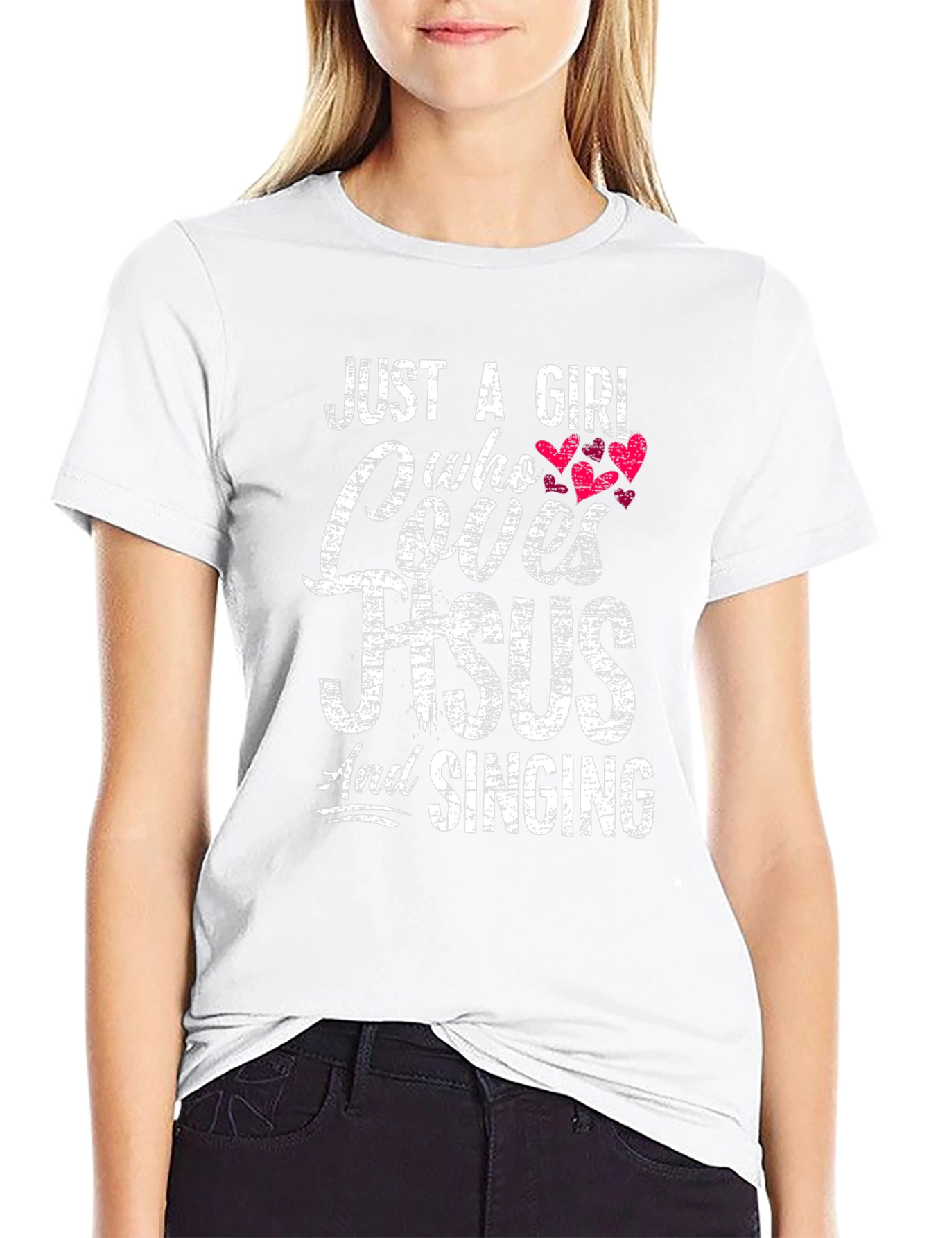 Just A Girl Who Loves Jesus T-Shirt
