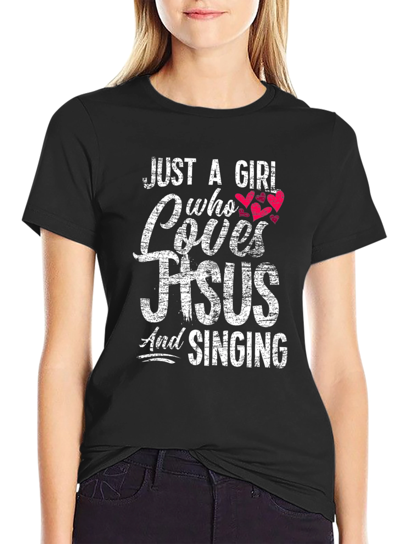 Just A Girl Who Loves Jesus T-Shirt