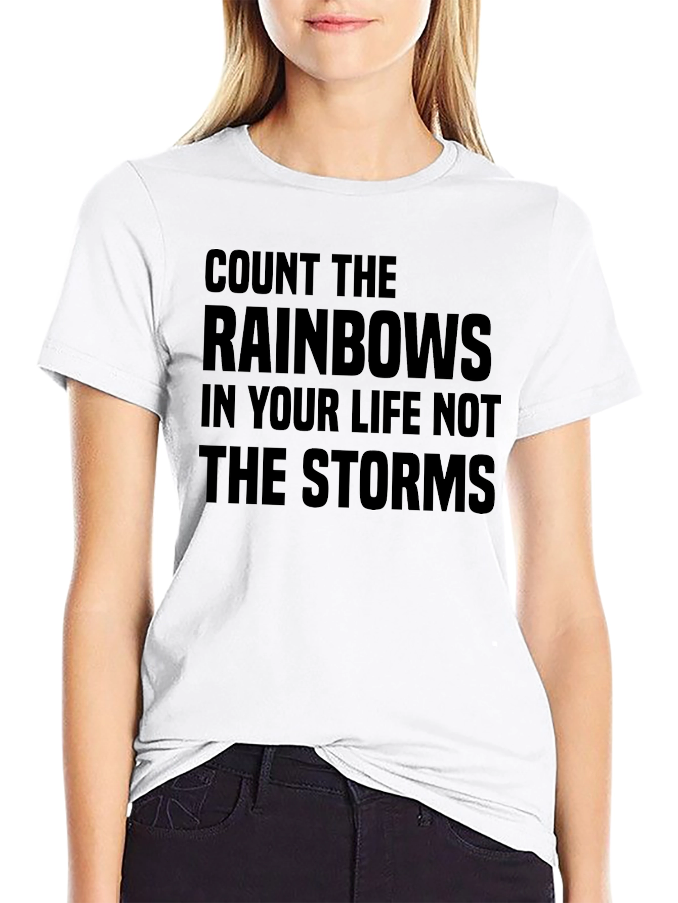 Inspirational Rainbows & Storms Graphic T-Shirt