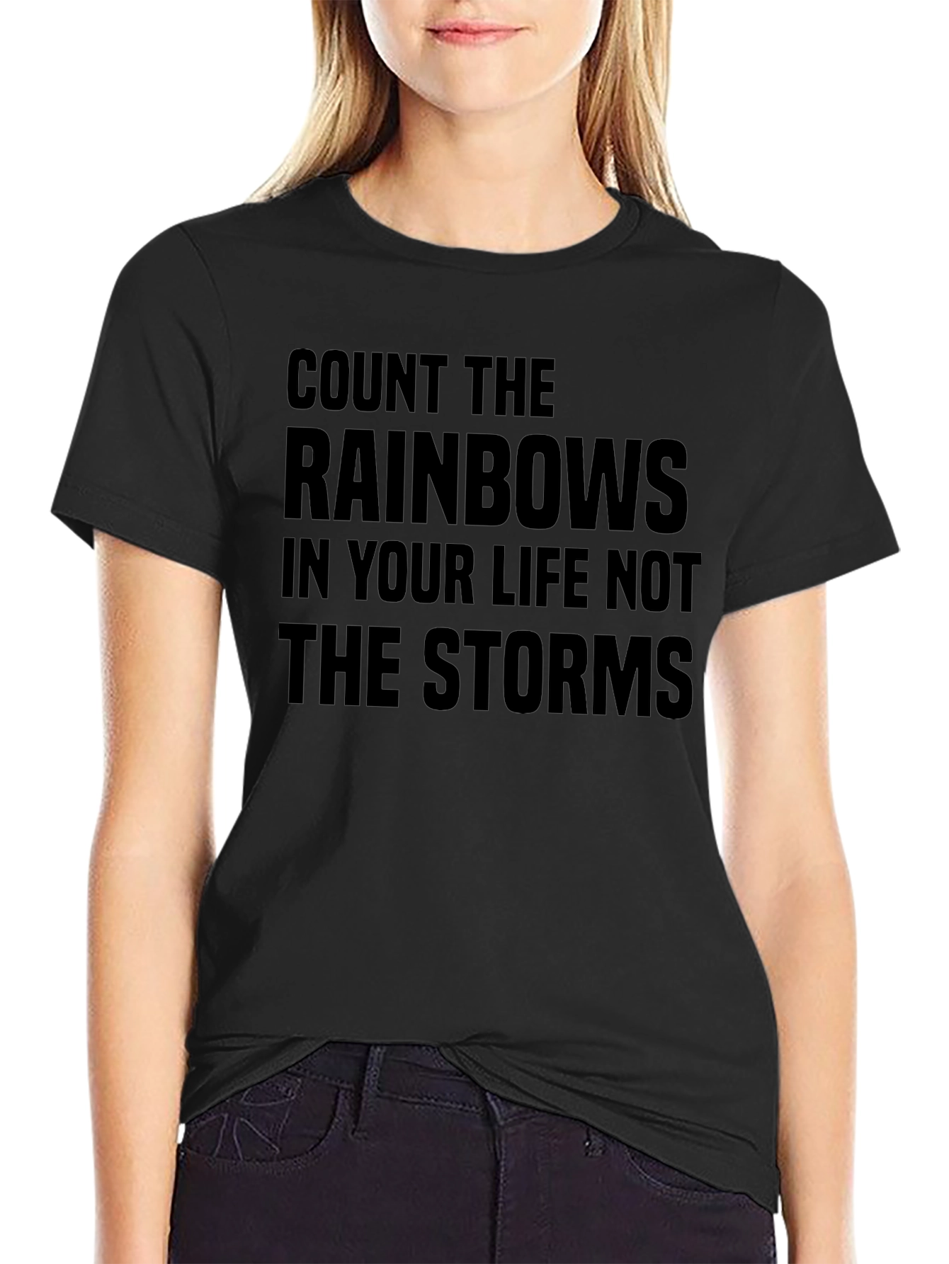 Inspirational Rainbows & Storms Graphic T-Shirt