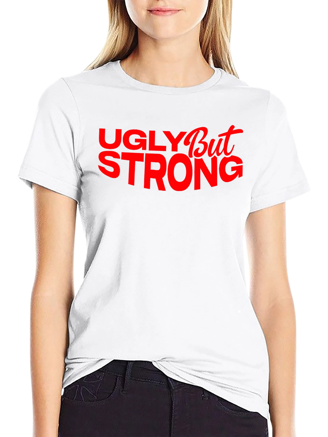 Ugly But Strong Graphic Tee - Mens Black T-Shirt