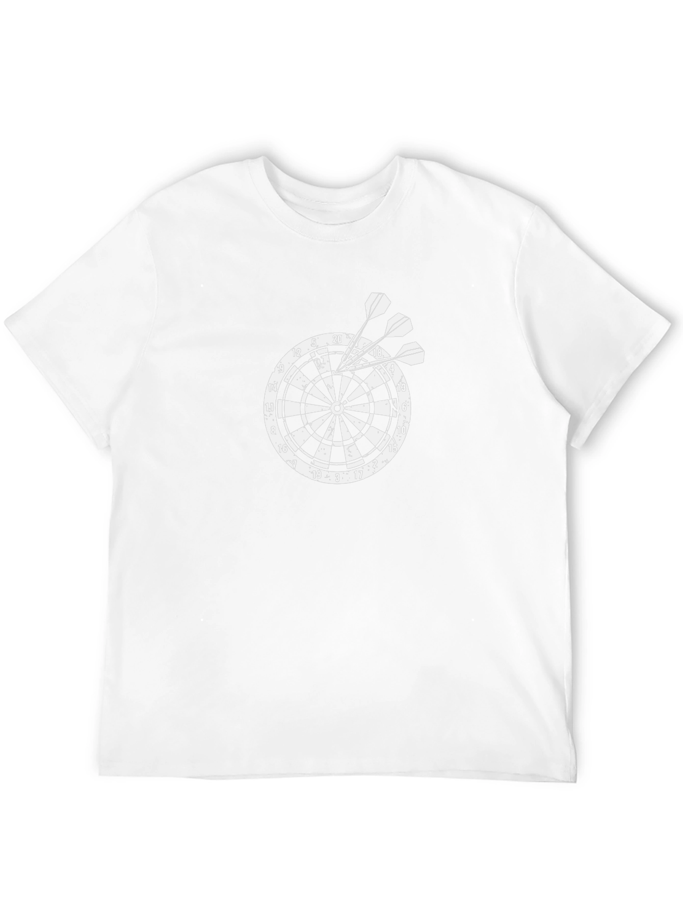 Dartboard Graphic Tee - Mens Black T-Shirt