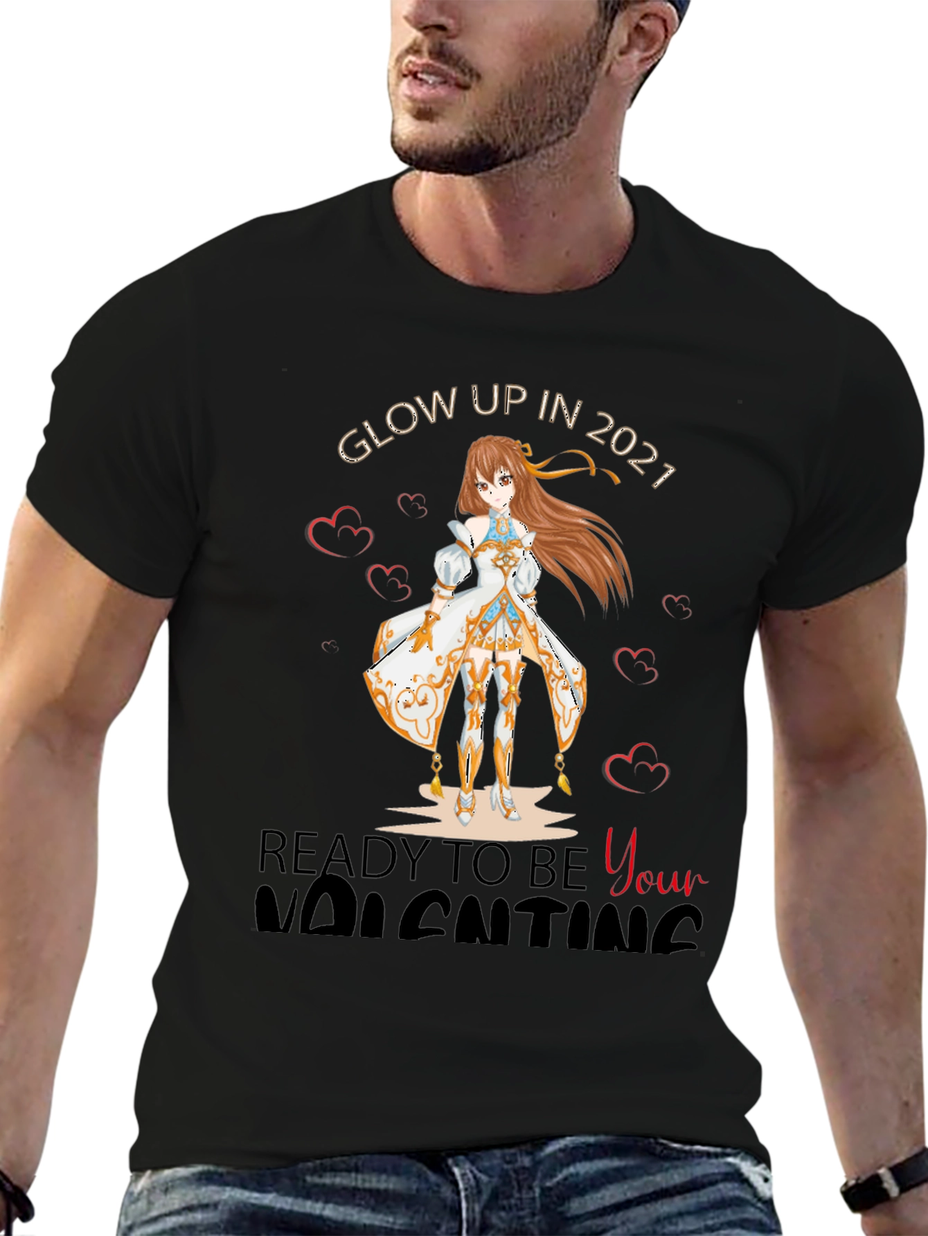 Glow Up in 2021 Valentines Day T-Shirt
