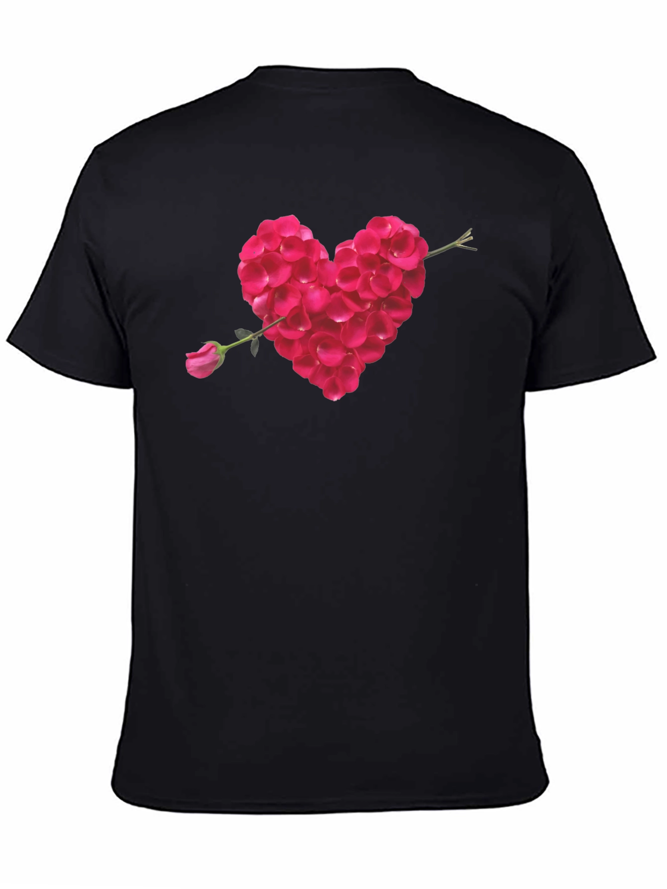 Heart Rose Petal Arrow T-Shirt