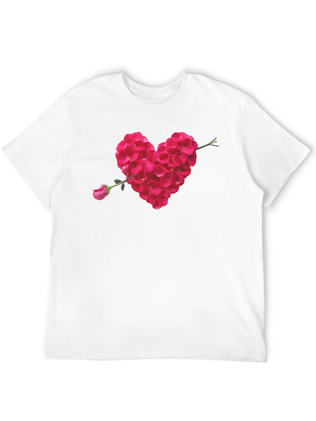 Heart Rose Petal Arrow T-Shirt