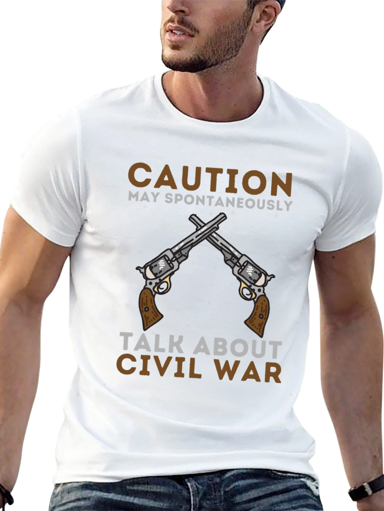 Caution Talk About Civil War T-Shirt