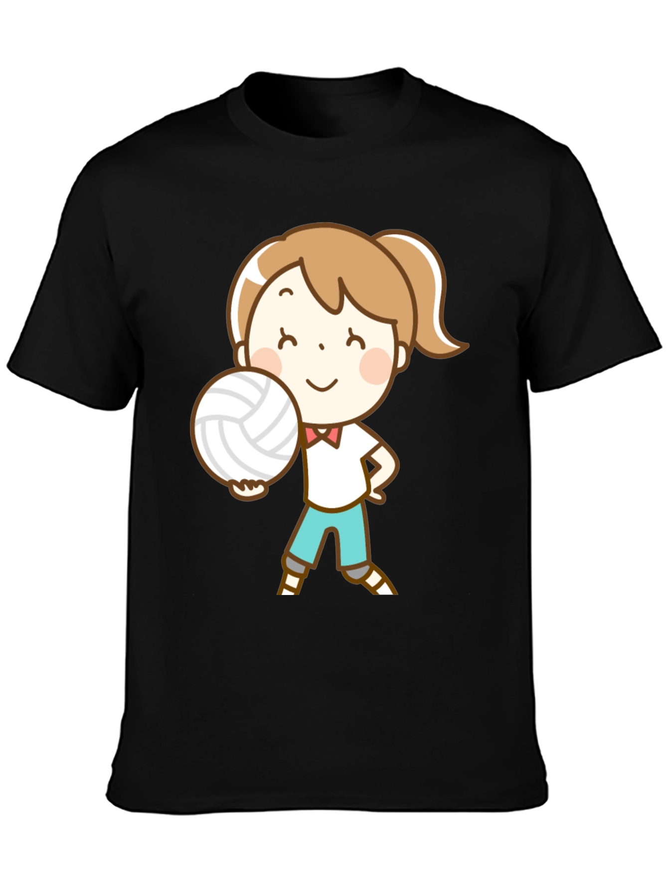 Volleyball Girl Graphic T-Shirt