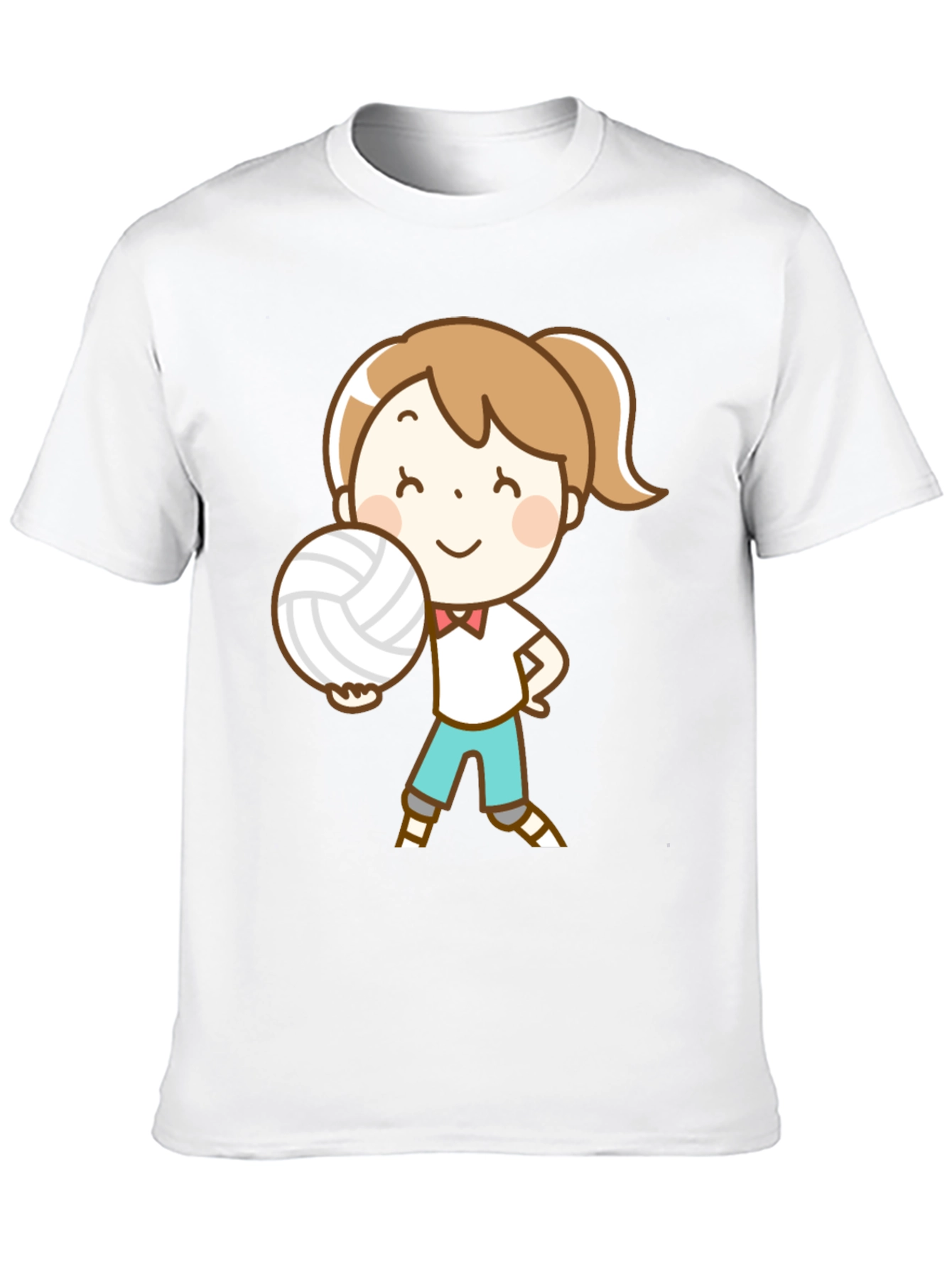 Volleyball Girl Graphic T-Shirt