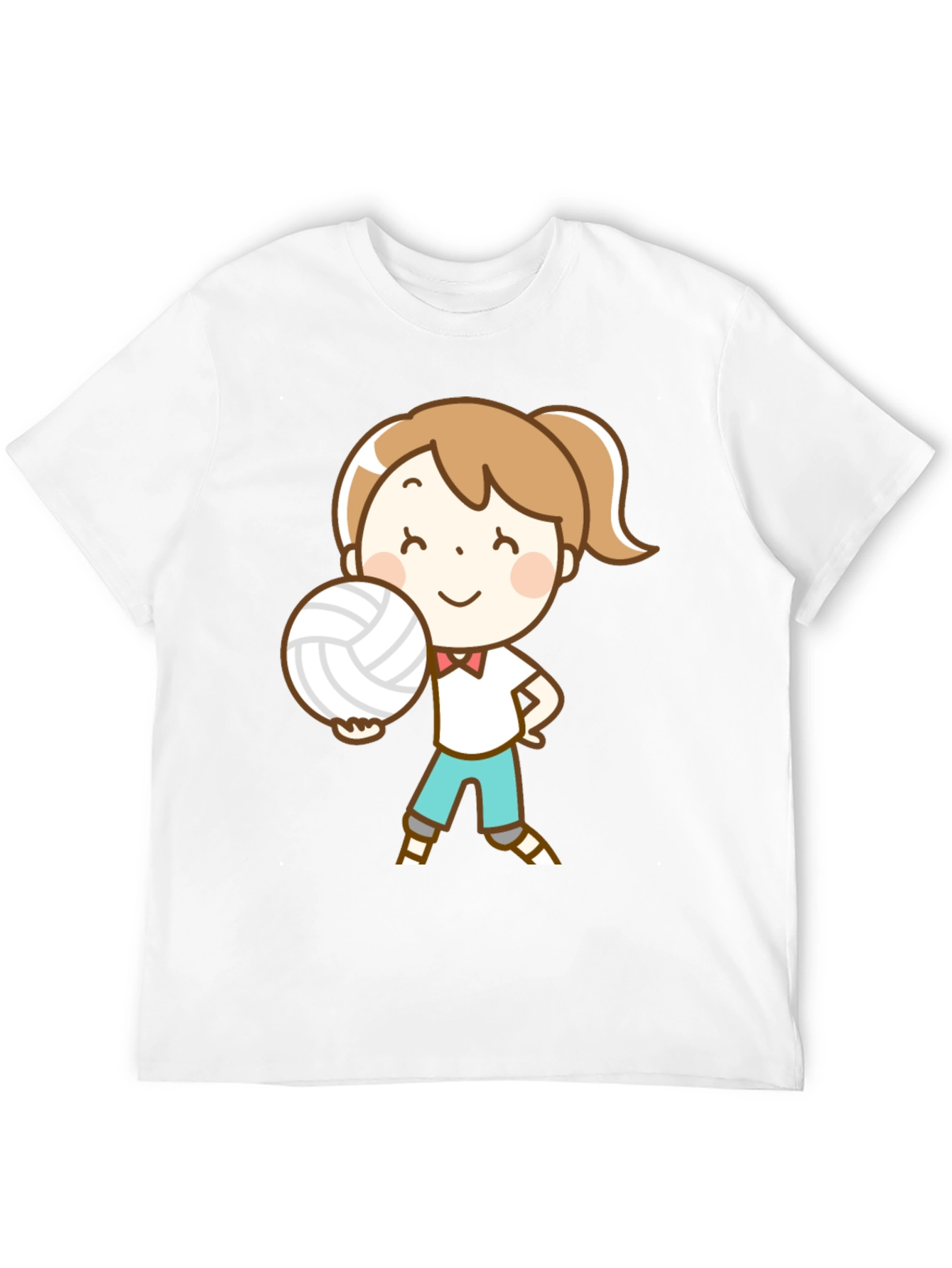 Volleyball Girl Graphic T-Shirt