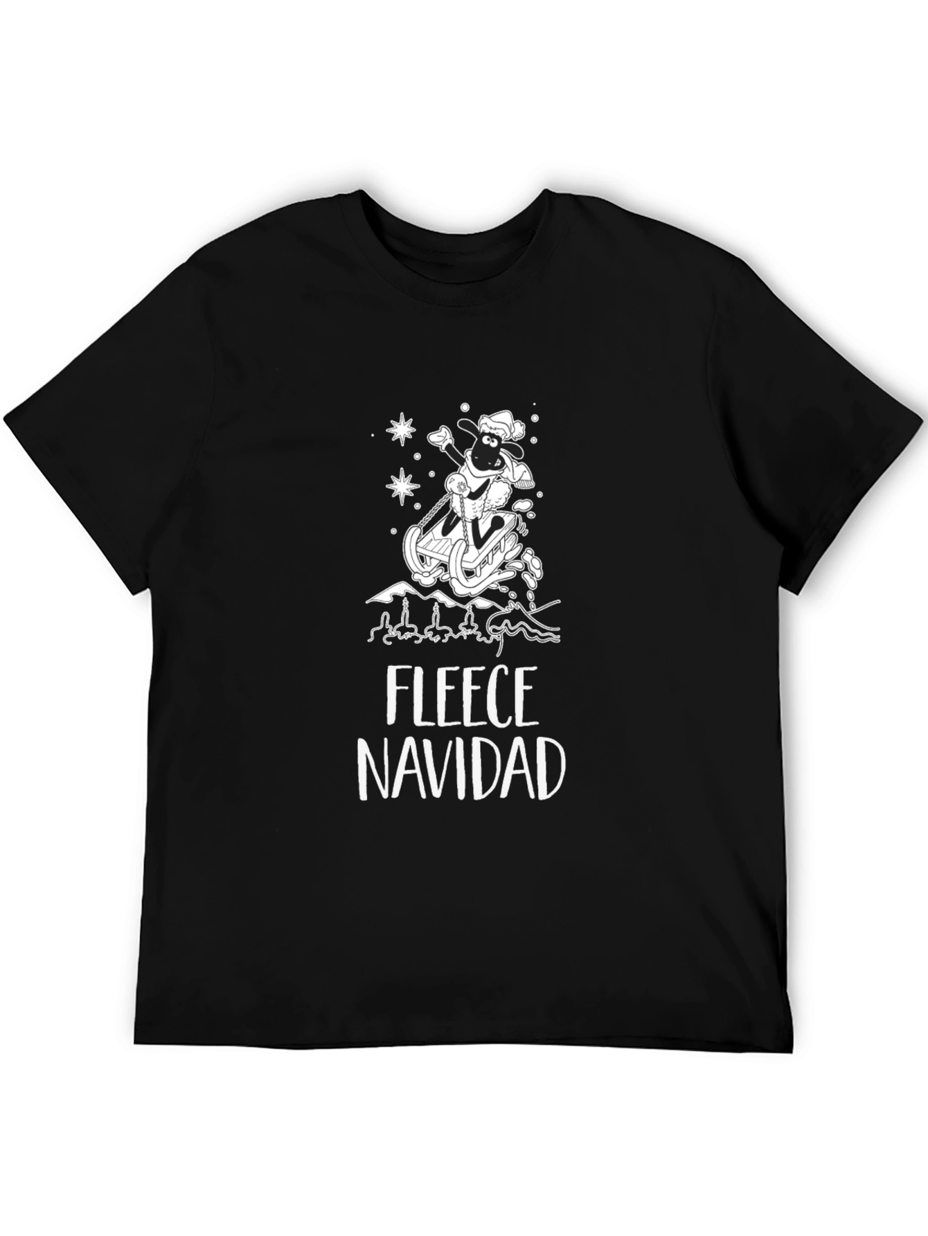 Fleece Navidad Sheep T-Shirt