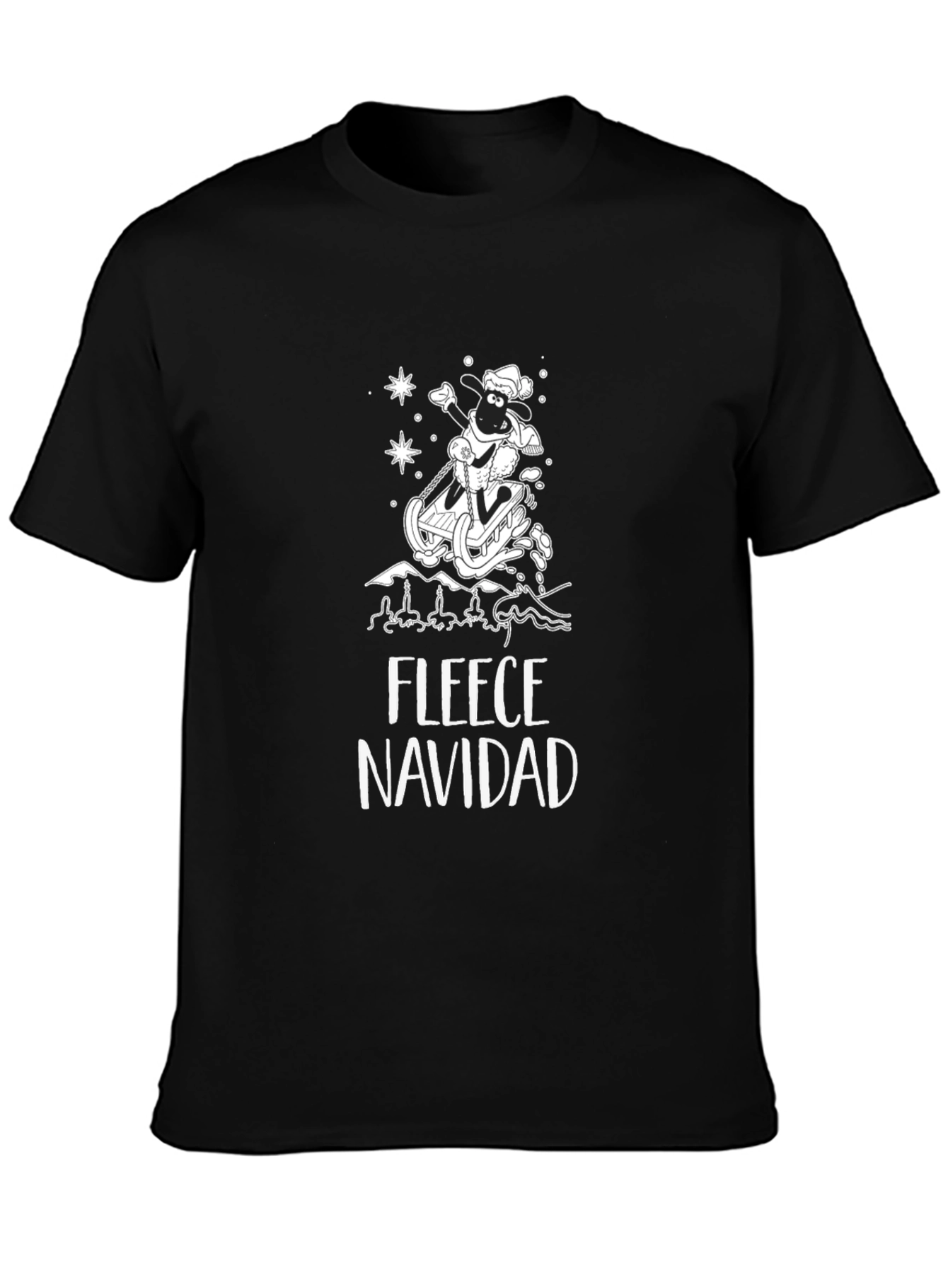 Fleece Navidad Sheep T-Shirt