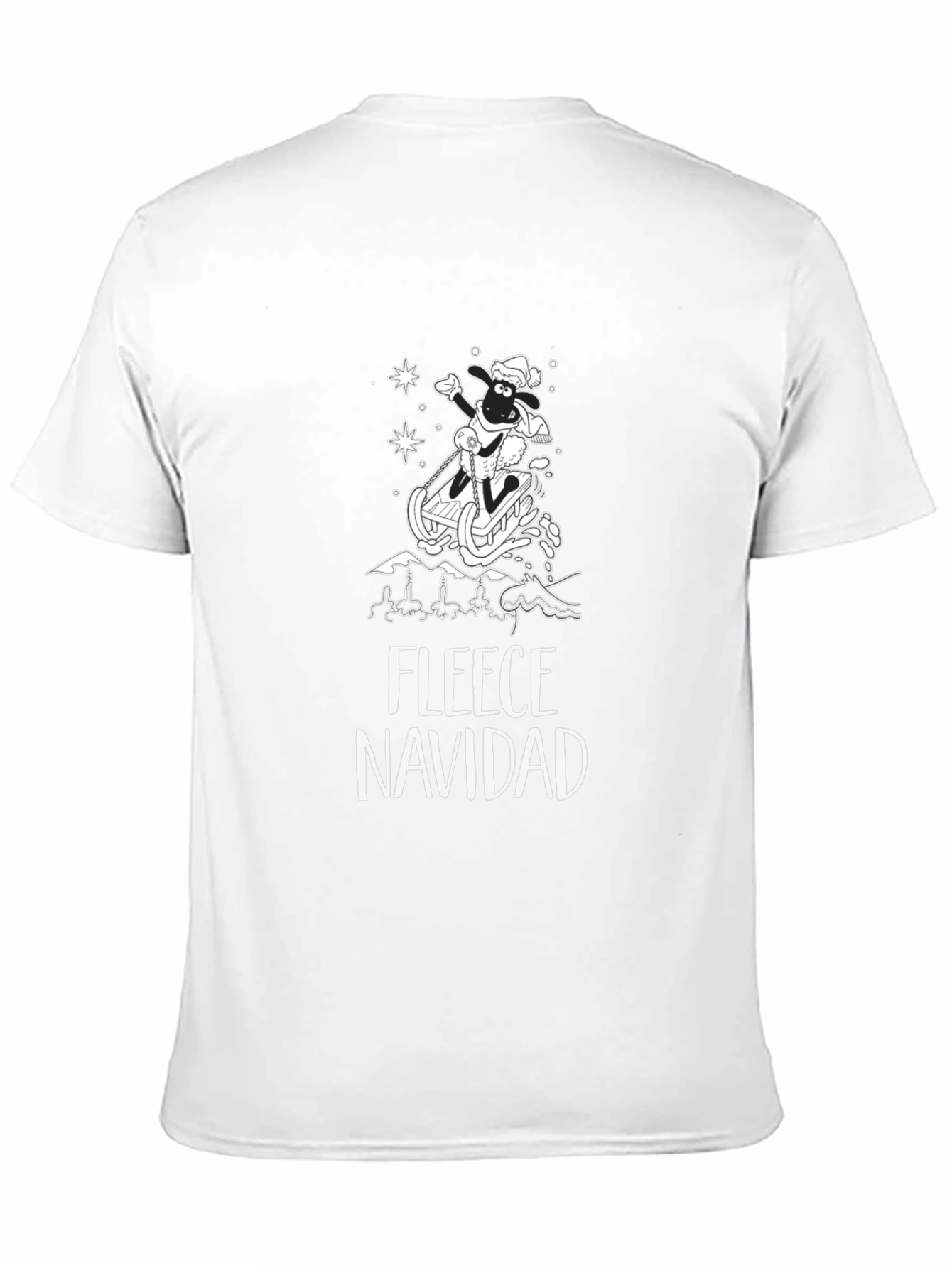 Fleece Navidad Sheep T-Shirt