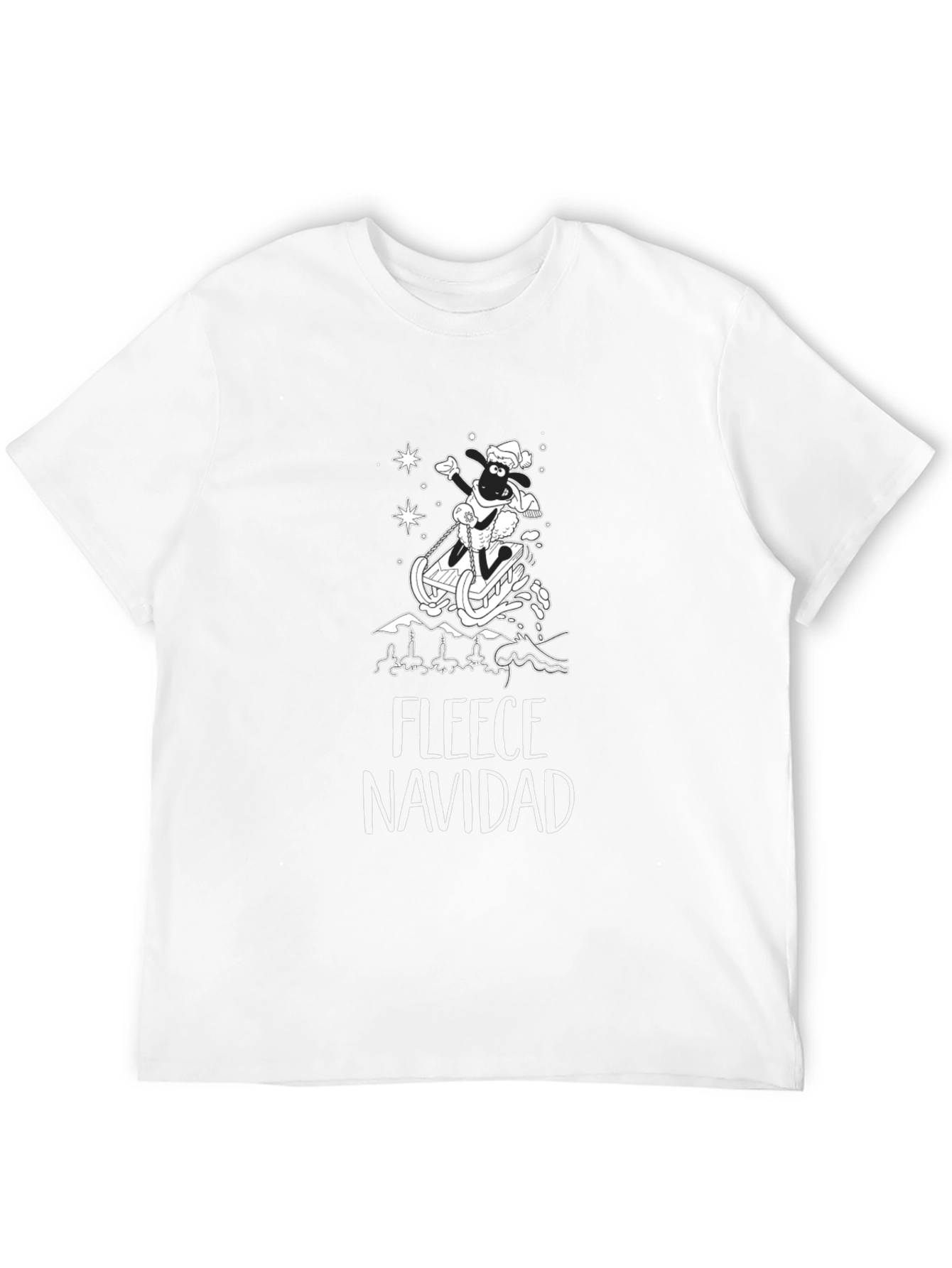 Fleece Navidad Sheep T-Shirt