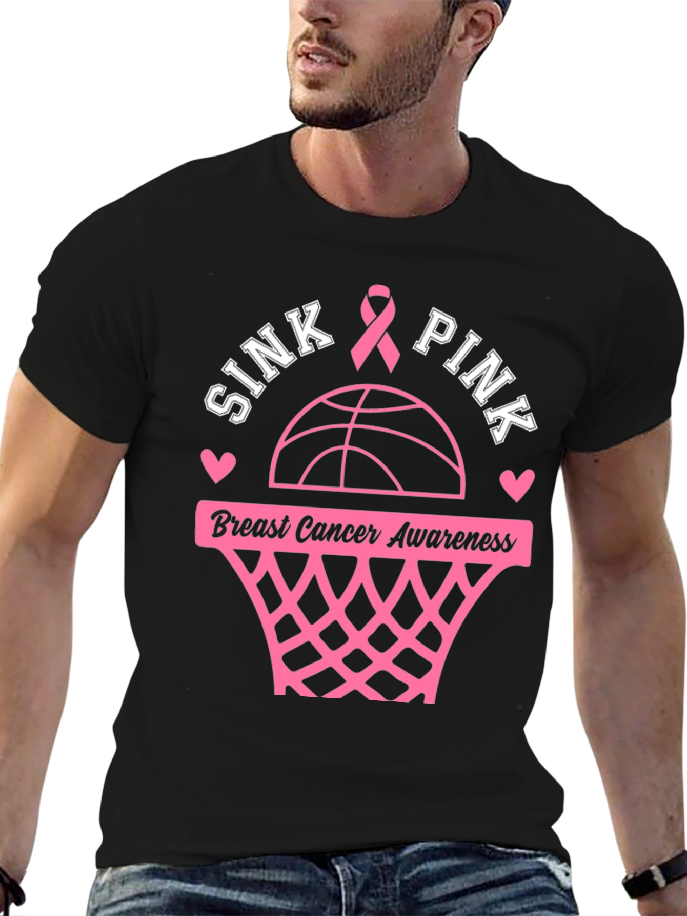 Sink Pink Breast Cancer Awareness T-Shirt