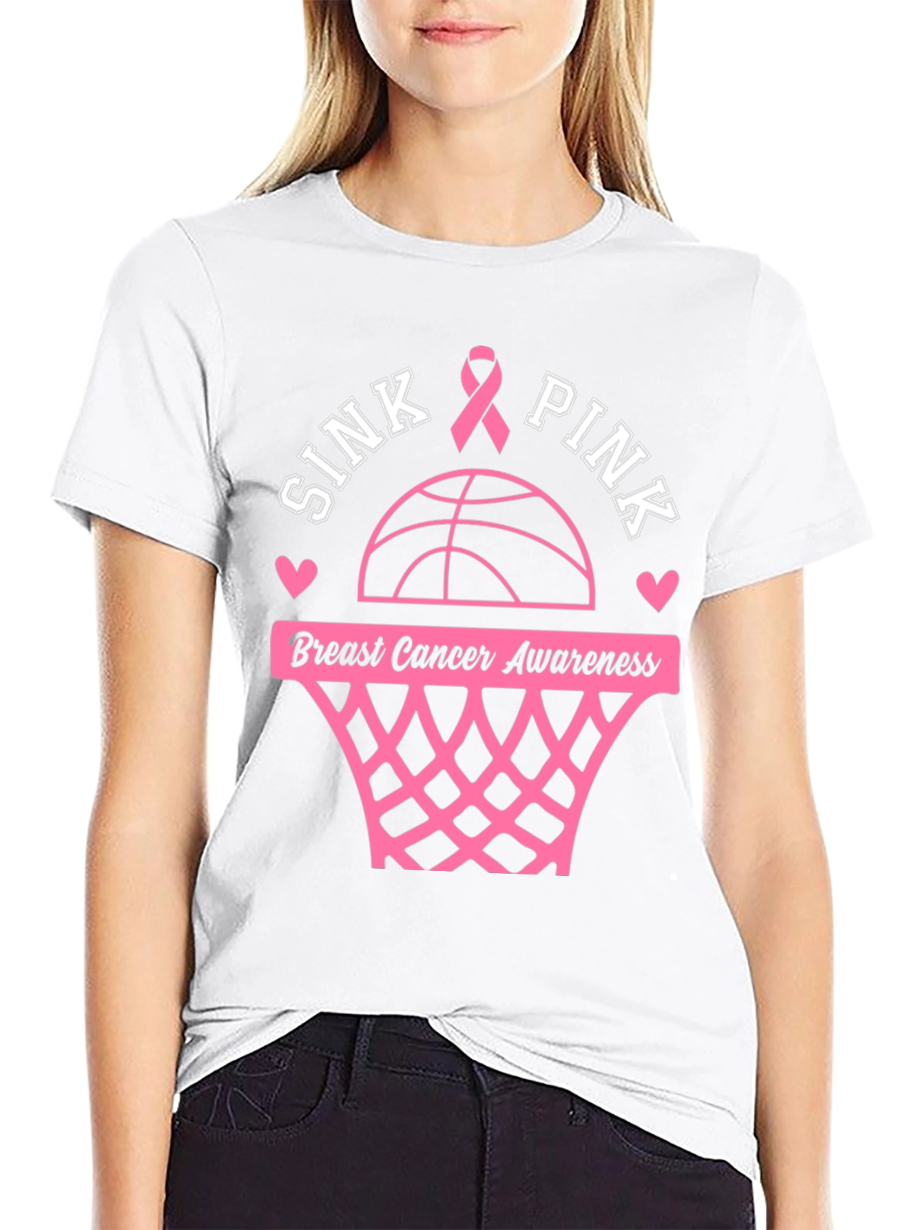 Sink Pink Breast Cancer Awareness T-Shirt