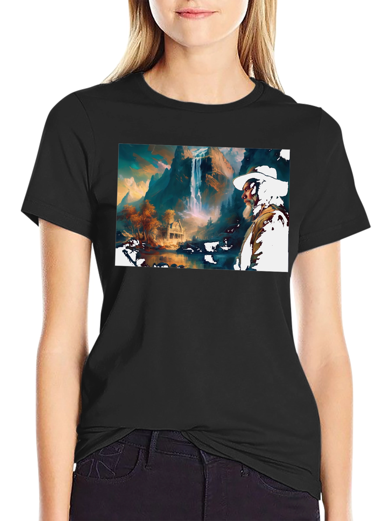 Scenic Landscape Graphic Tee