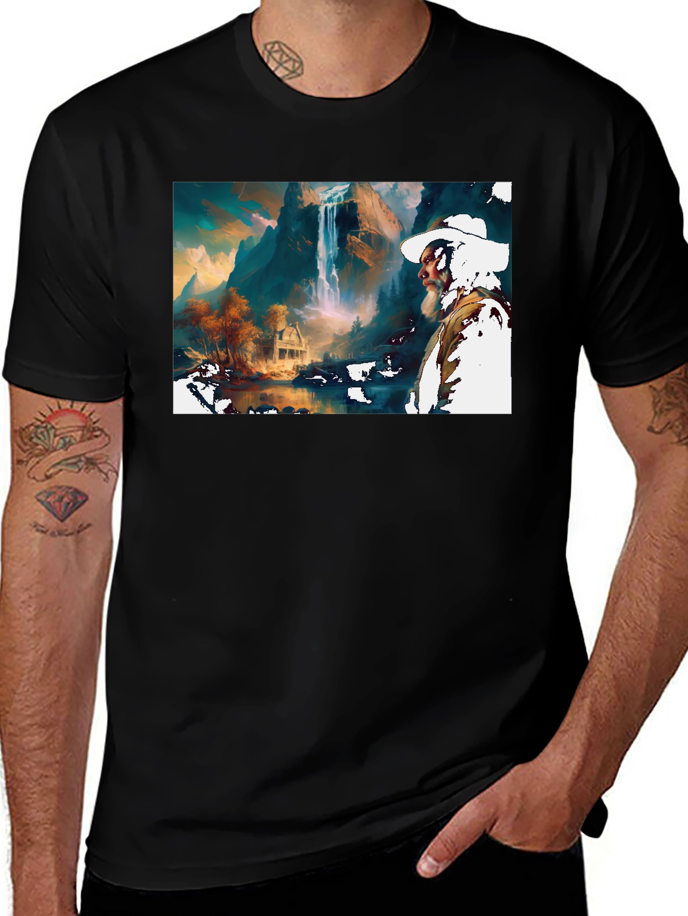 Scenic Landscape Graphic Tee