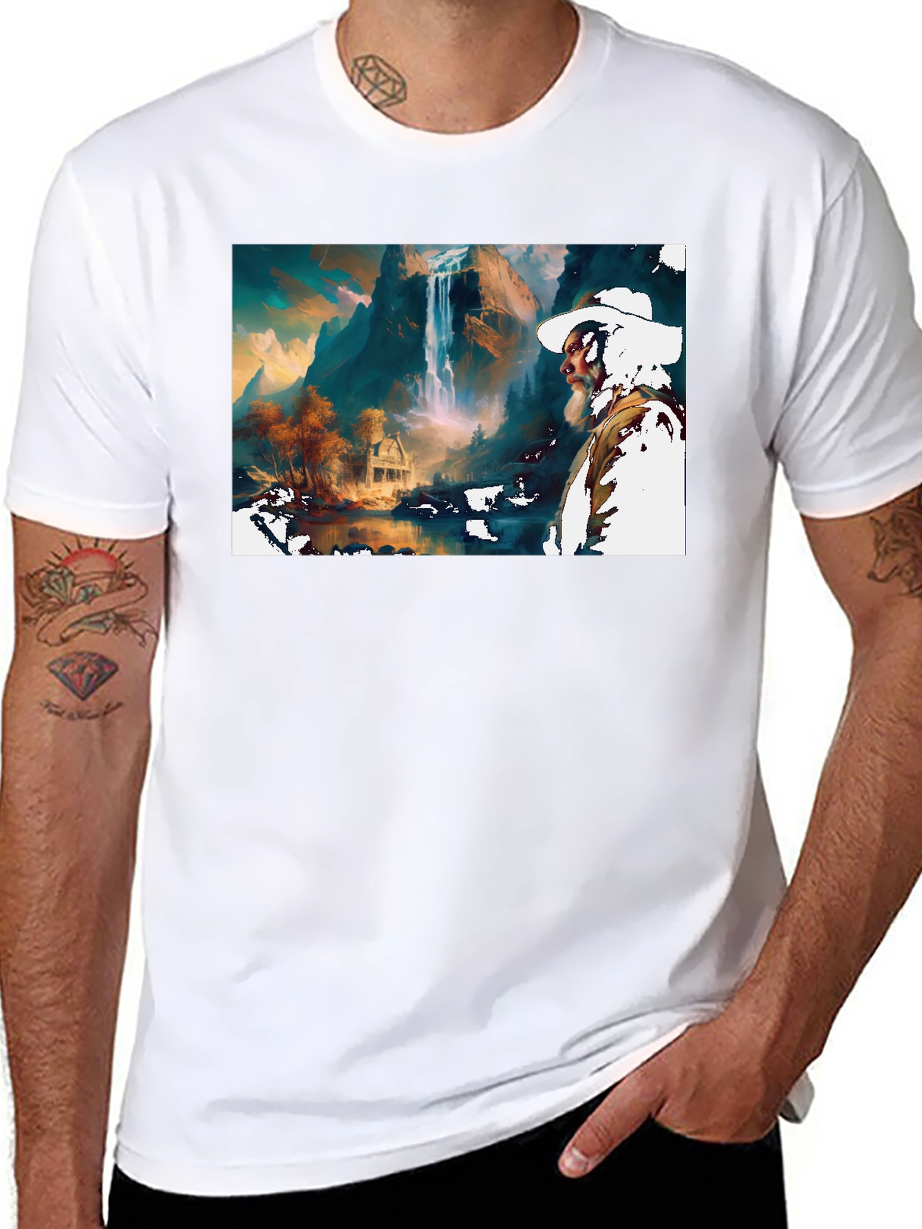Scenic Landscape Graphic Tee