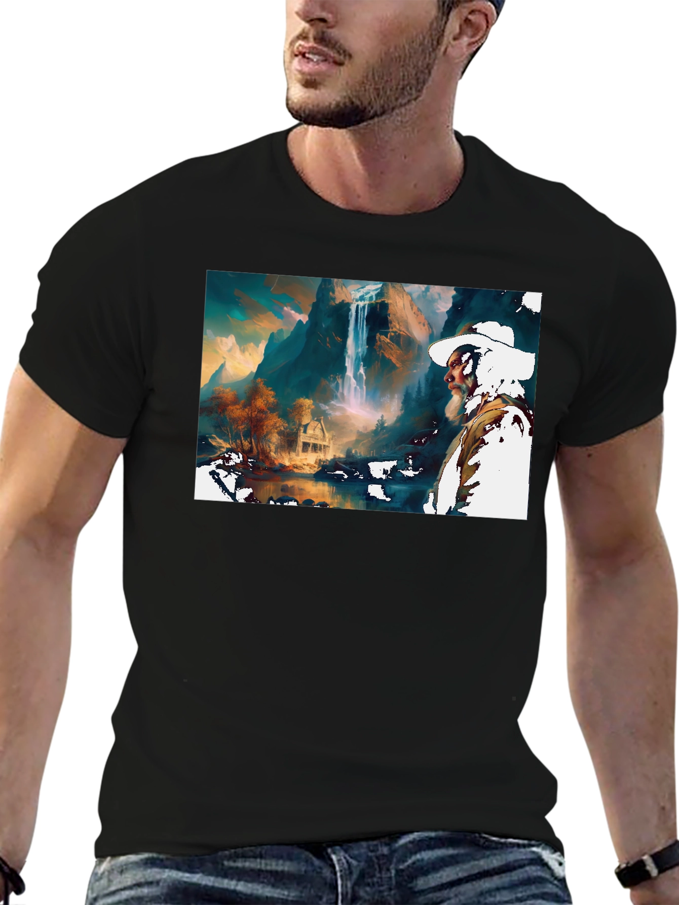 Scenic Landscape Graphic Tee