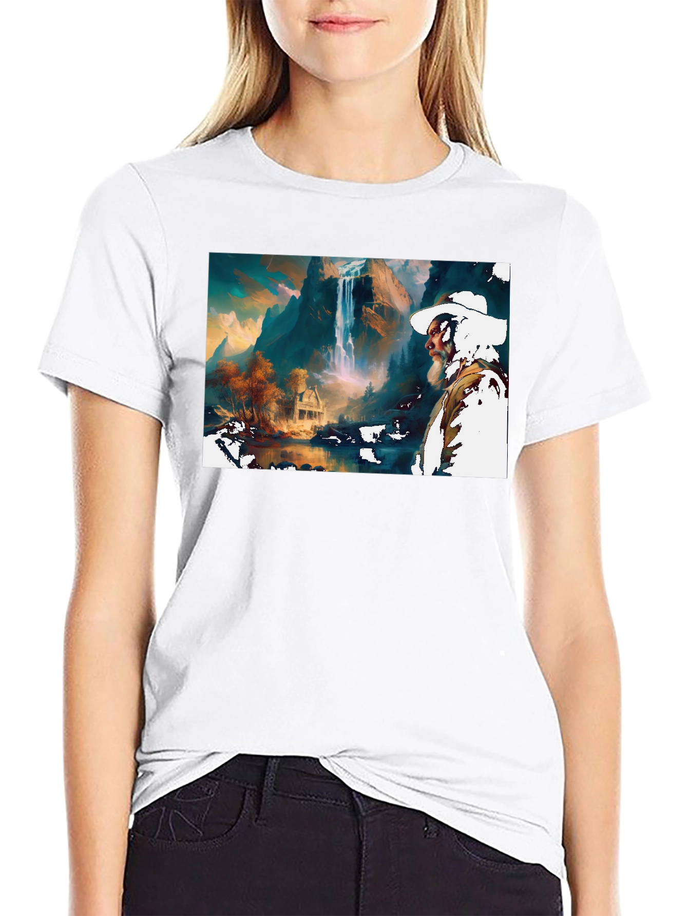 Scenic Landscape Graphic Tee