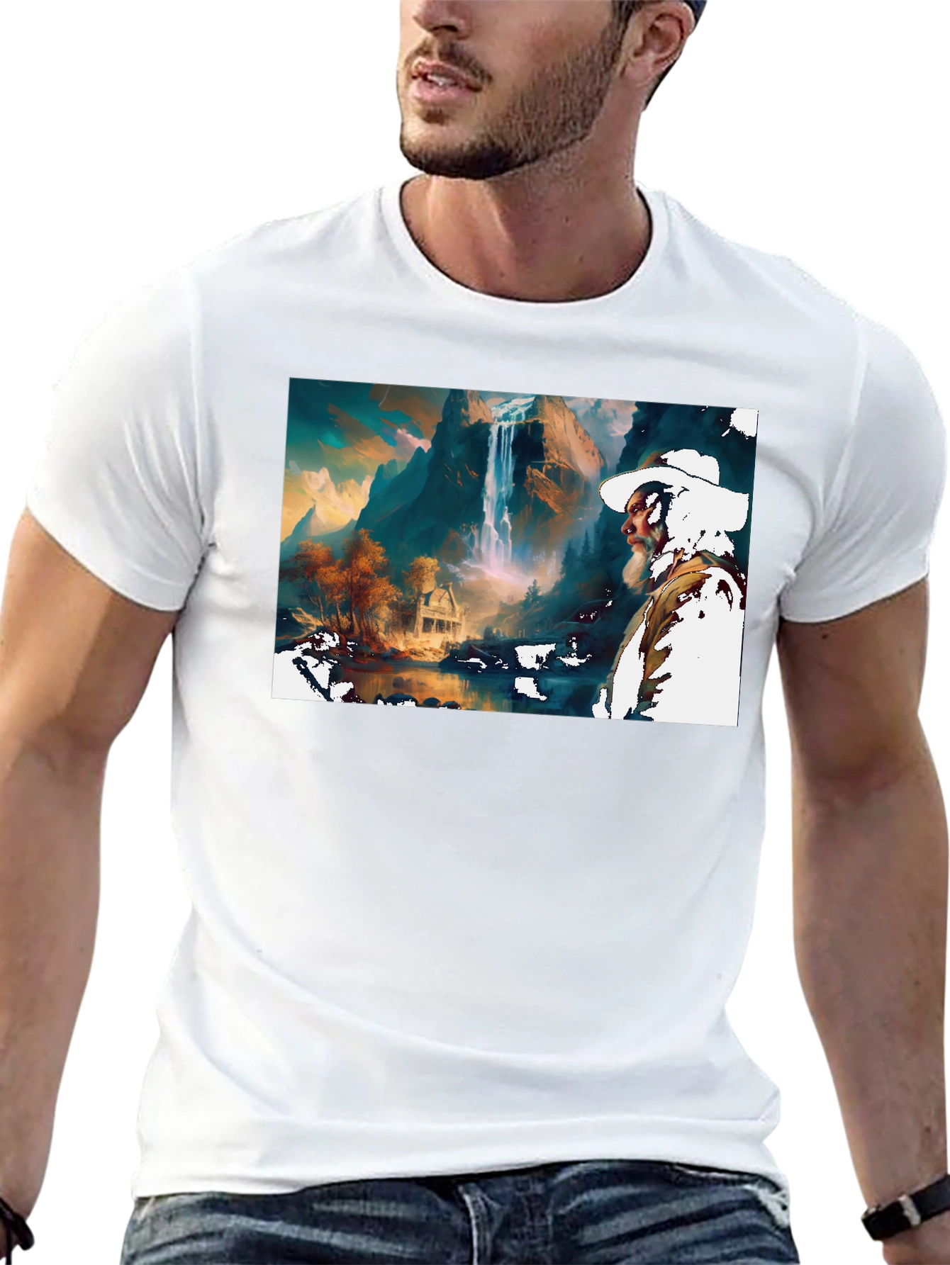 Scenic Landscape Graphic Tee
