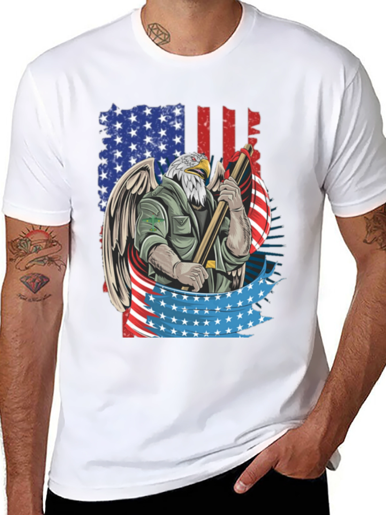 American Eagle Patriotic T-Shirt